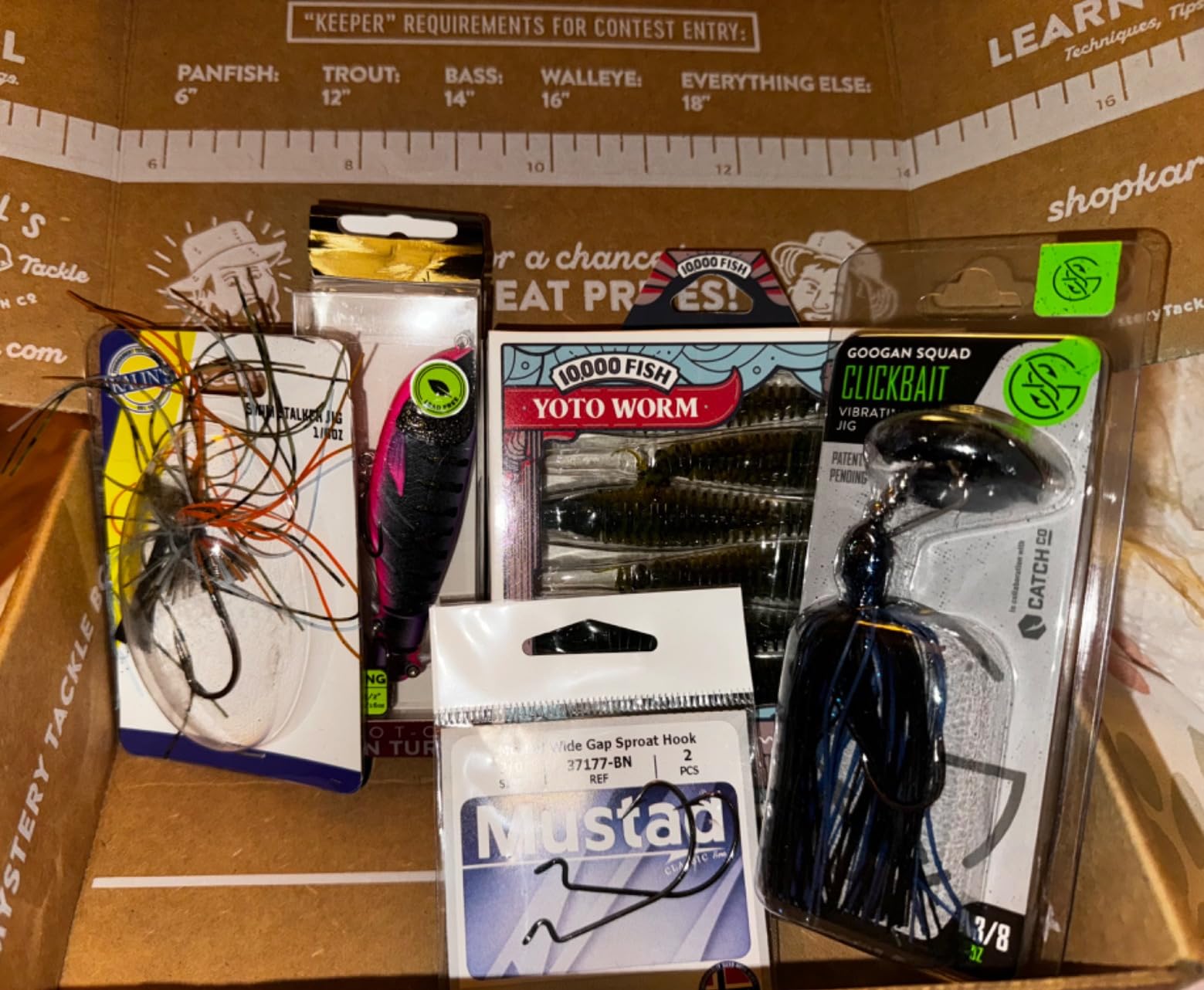 Catch Co Mystery Tackle Box Freshwater Largemouth and Smallmouth Bass Lures Fishing Kit customer photo 2