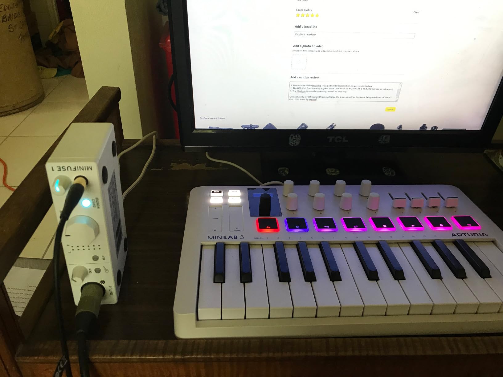 Arturia MiniFuse 1 USB Audio & MIDI Interface customer photo 2