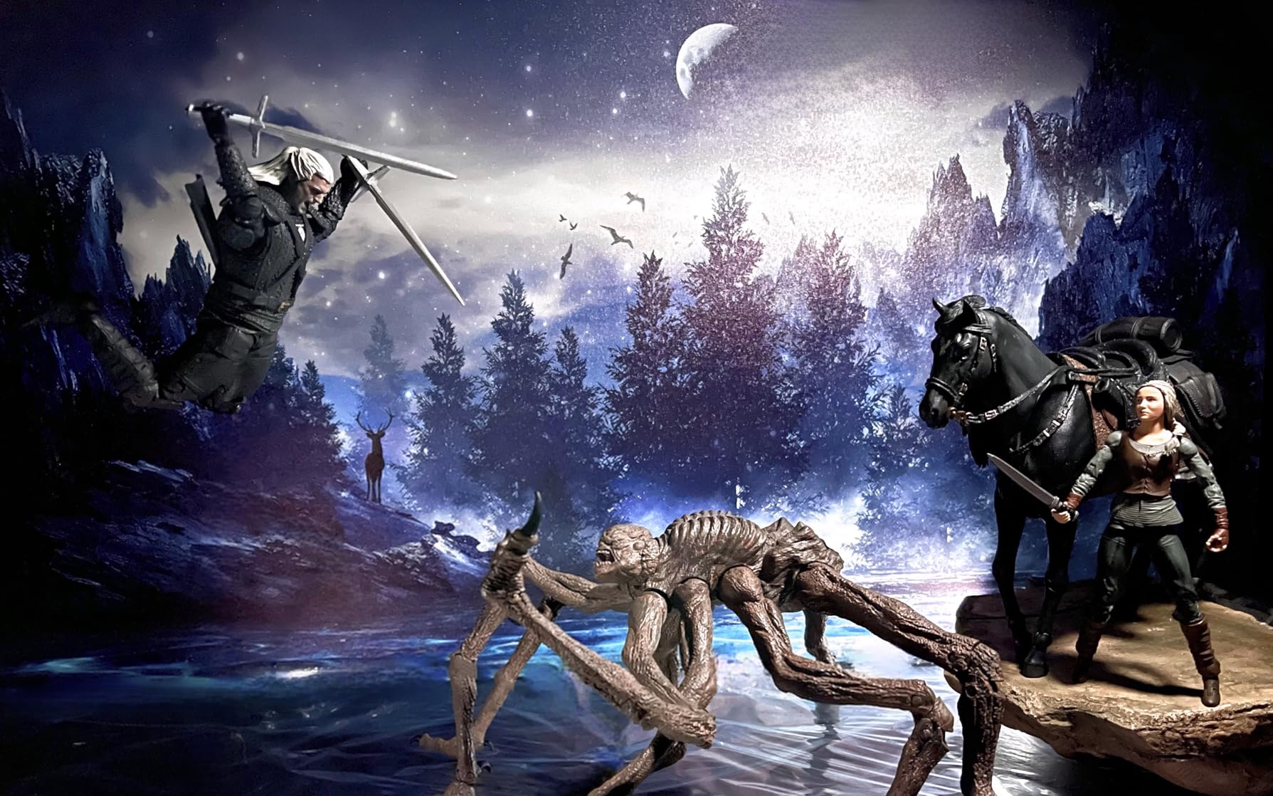 McFarlane Toys Netflix The Witcher Roach (Season 2) Mega Action Figure customer photo 1