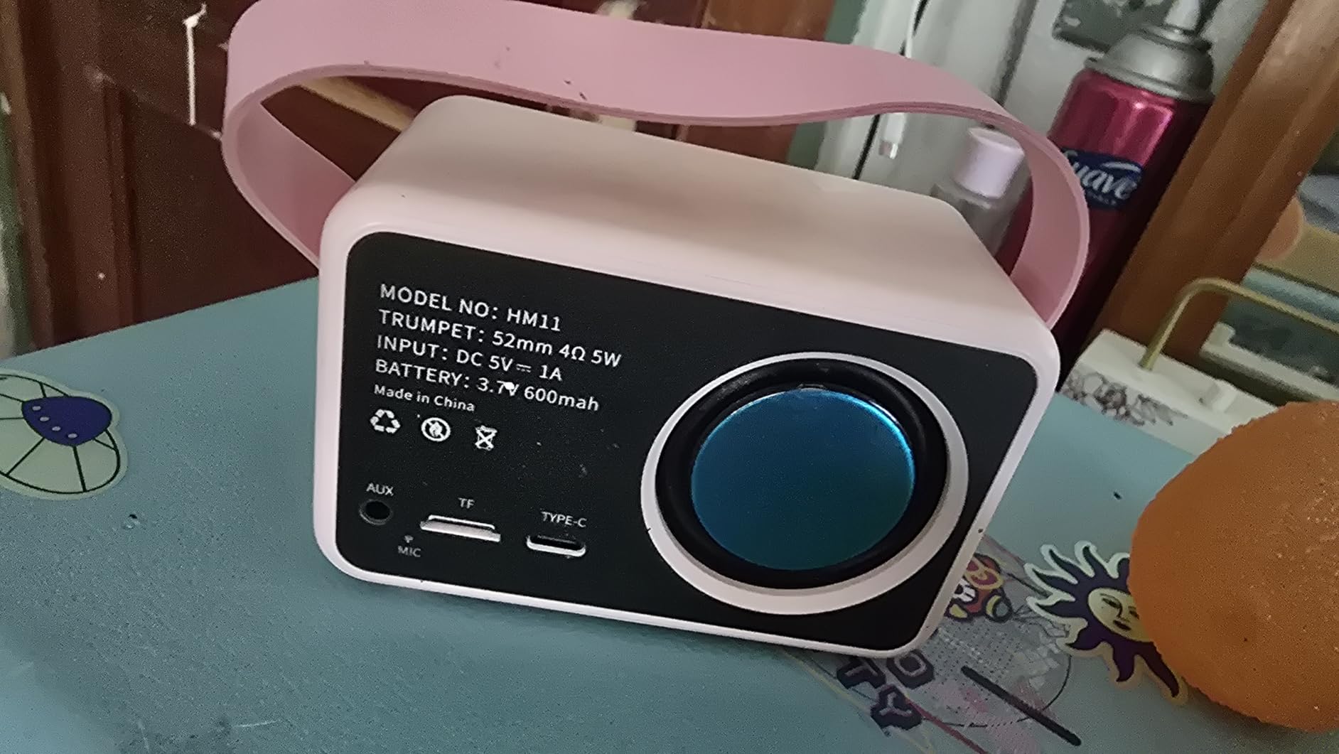 Dosmix Retro Bluetooth Speaker, Small Vintage Decor, Cute Birthday Gifts Blue | Gifts for women teenage portable mini wireless old Fashion style for kitchen desk bedroom office outdoor accessories customer photo 2