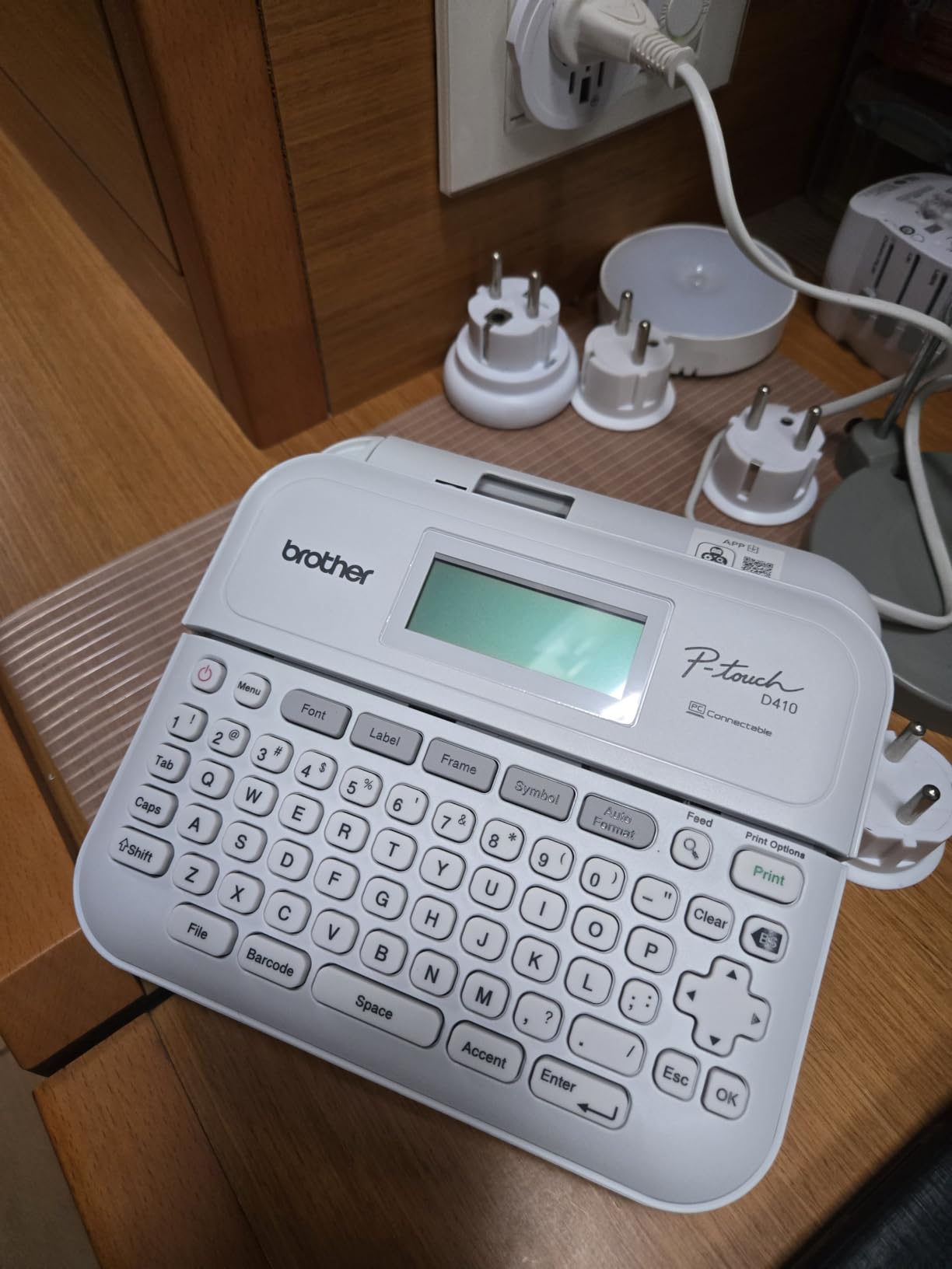 Brother P-Touch PT-D410 Home / Office Advanced Label Maker | Connect via USB to Create and Print on TZe Label Tapes up to ~3/4 inch, White | USB-Connected Label Maker, Prints on Brother TZe Tapes Up to 18mm customer photo 1