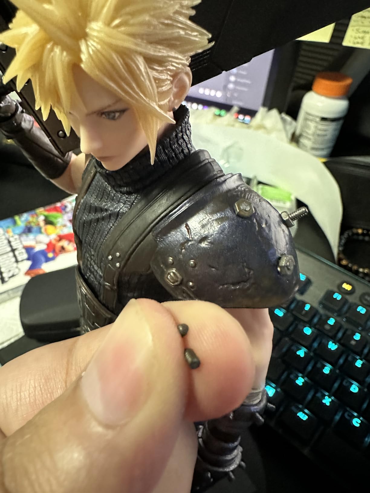 Square Enix Final Fantasy VII Remake Cloud Strife Static Arts Gallery Statuette 26cm customer photo 1
