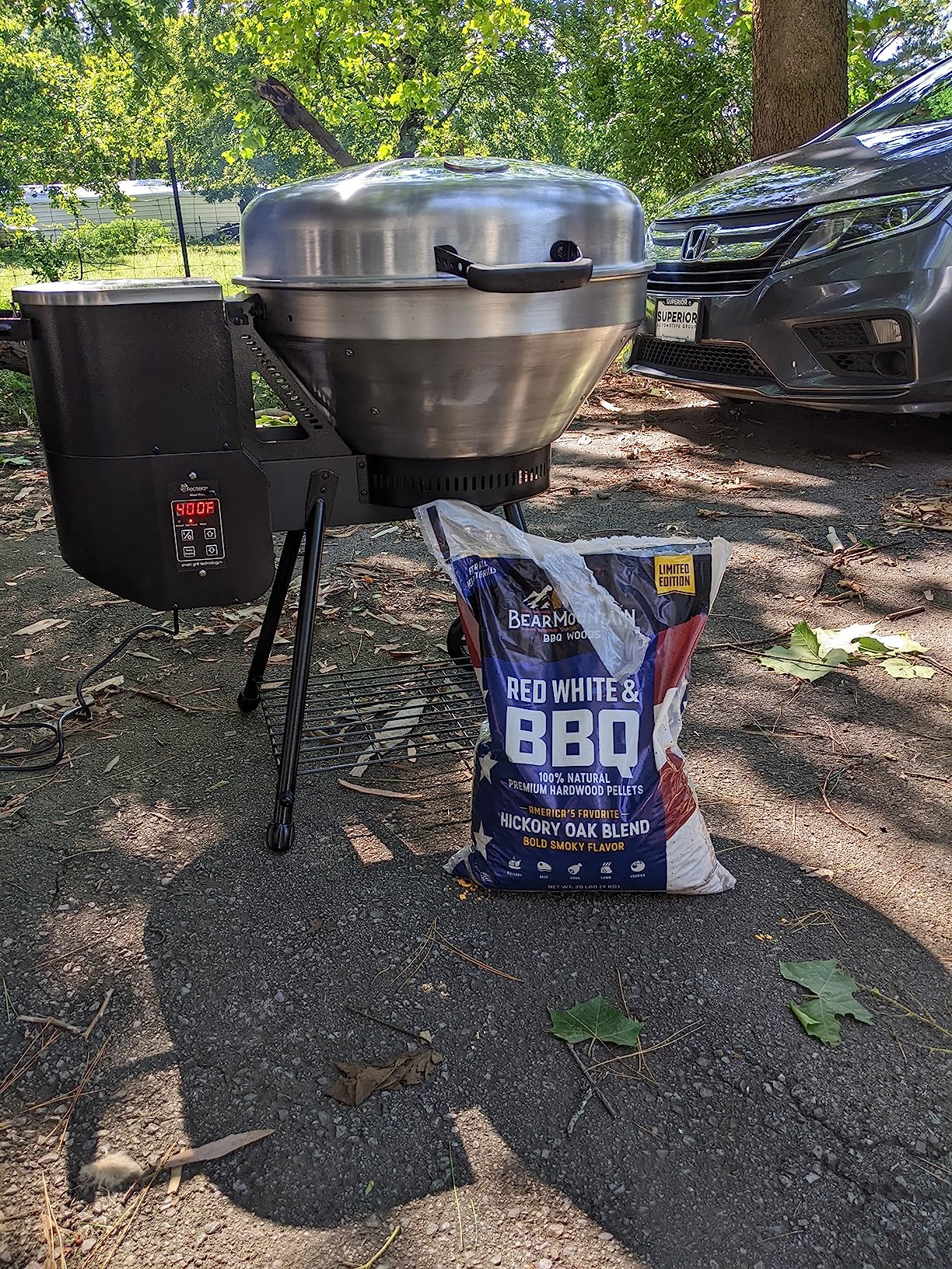 recteq Pellet Grill RT-B380 Bullseye, BBQ, Outdoor, and Electric Pellet Smoker Grill, Electric Smokers, Uses 100% Wood Pellets for Ribs, Brisket, Chicken, Sear, Smoke customer photo 1