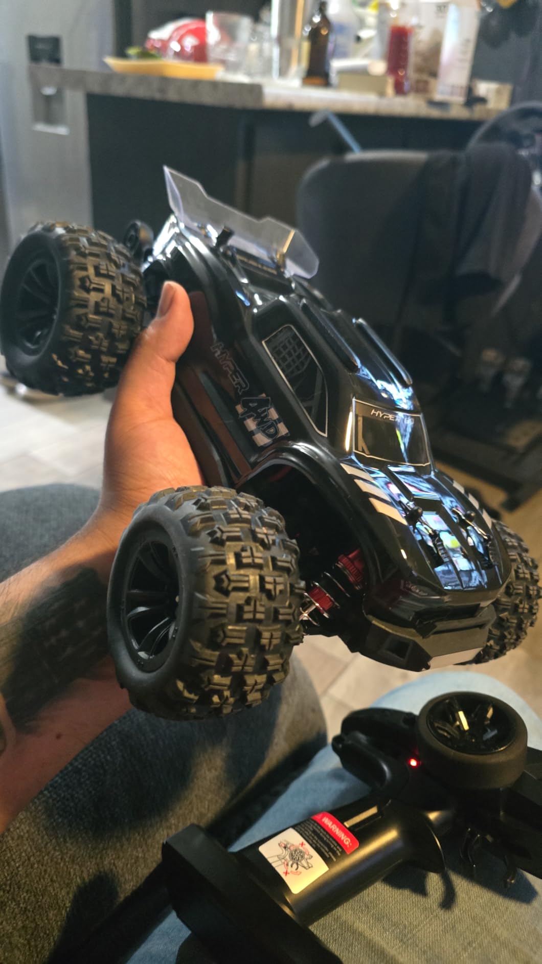 HYPER GO H16BM 1:16 RTR Brushless High Speed Electric 4X4 Off-Road Fast RC Car, Max 42mph, RC Truck, Remote Control, 2 Lipo Batteries for Adult, Compatible with 3S Lipo customer photo 1