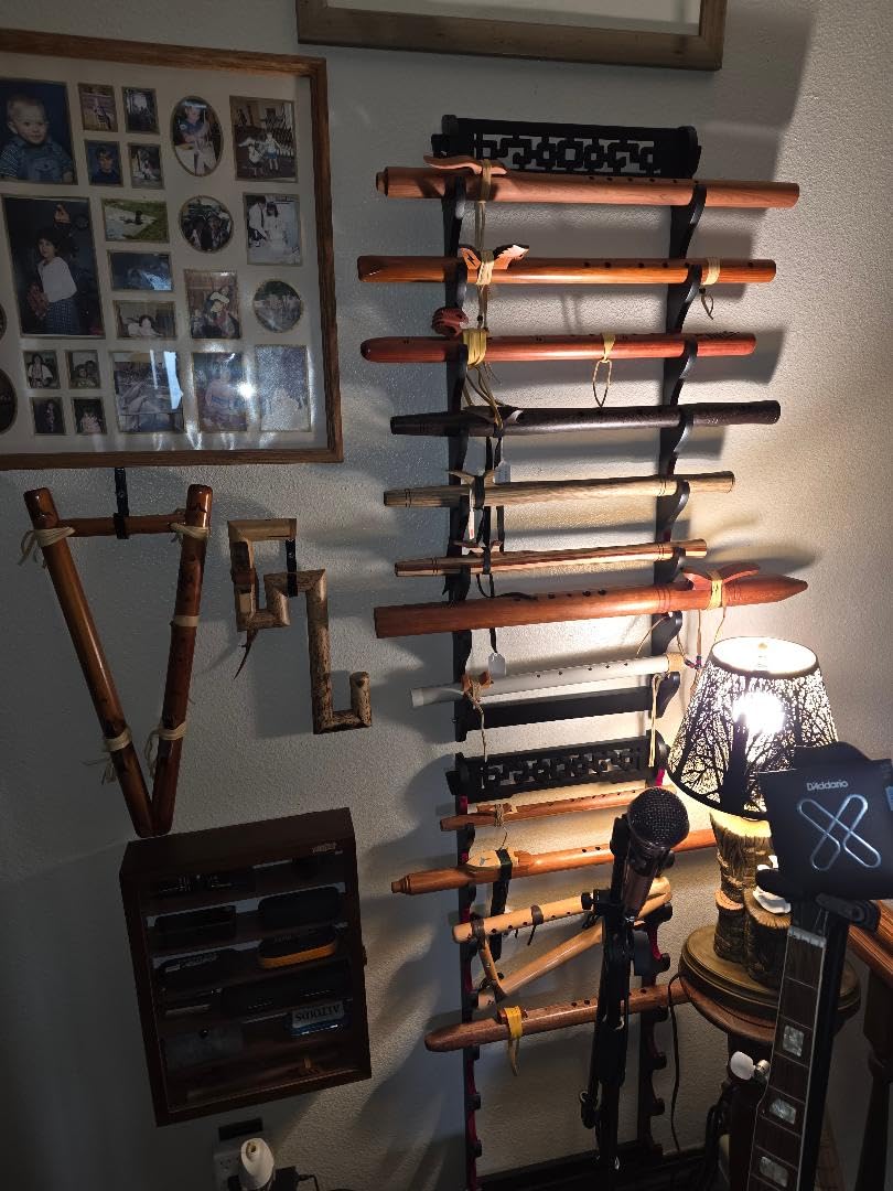 Sword Holder Katana Wall Mount - 5 Tier Samurai Sword Display Rack Wand Wakizashi Tanto Wall Hanger Sword Rack Sword Stand Display customer photo 1