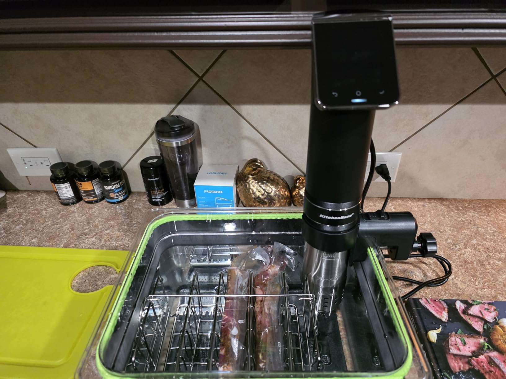 KitchenBoss WiFi Sous Vide Cooker G330, 1100W Ultra-quiet Stainless Steel Immersion Circulator customer photo 2