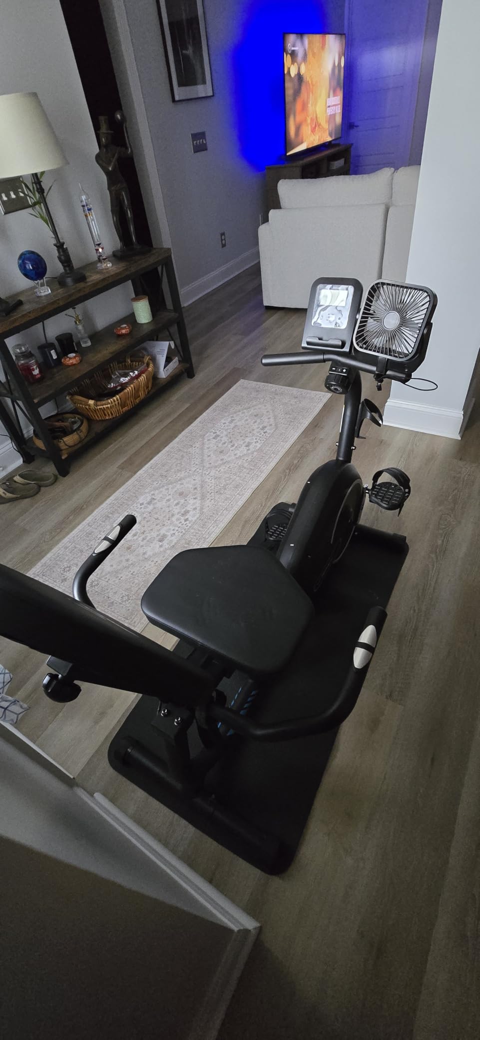 MERACH Recumbent Exercise Bikes for Home with Smart Bluetooth Equipment App | LCD, Heart Rate Handle Stationary Bikes for Home, Magnetic Recumbent Exercise Bike for Seniors Gym S08/S23 customer photo 2