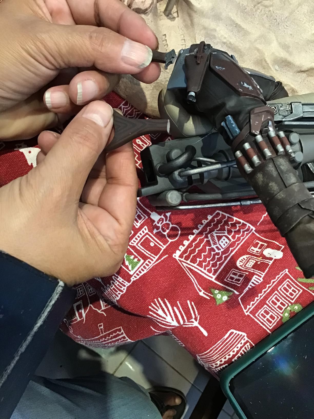 Star Wars Din Djarin with Speeder Bike Premier Collection Statue | Mandalorian character scene designed for collector display customer photo 2