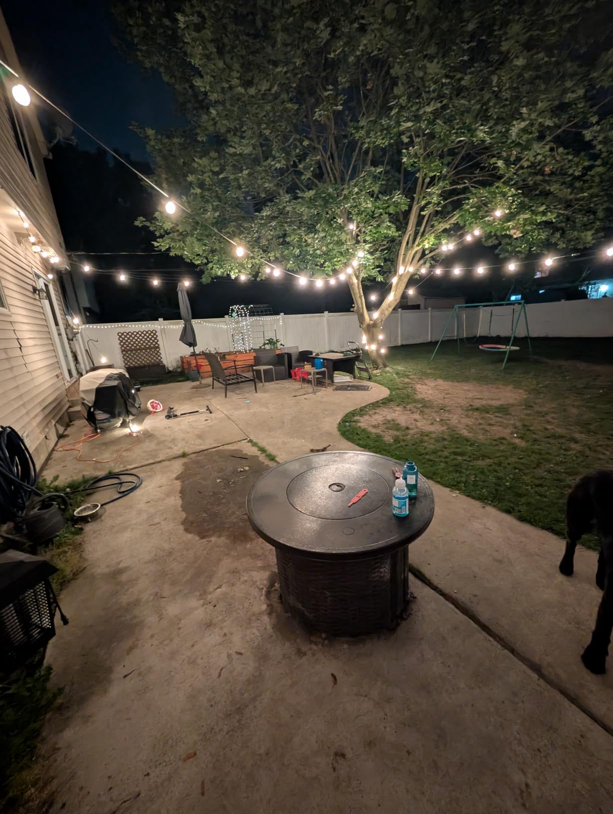 50FT Outdoor String Lights Waterproof, Bright 2700K LED Patio Lights String with 27 G40 Shatterproof Globe Bulbs, Connectable Edison String Lights for Outside, Garden, Balcony, Porch customer photo 2