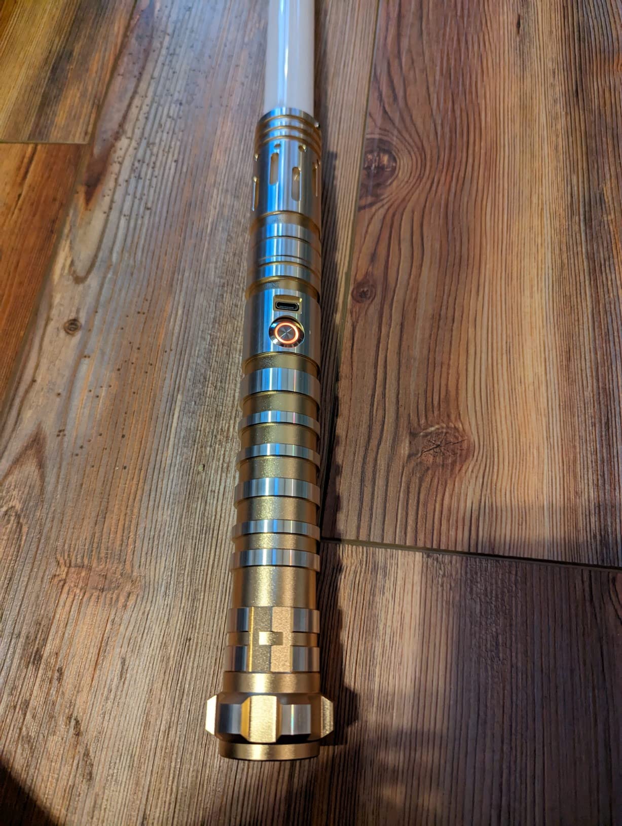Xenopixel Lightsaber Smooth Swing Custom Fonts Metal Hilt Saber for Adults | 34 Sound Fonts, Custom Fonts, Infinite Color Change customer photo 2