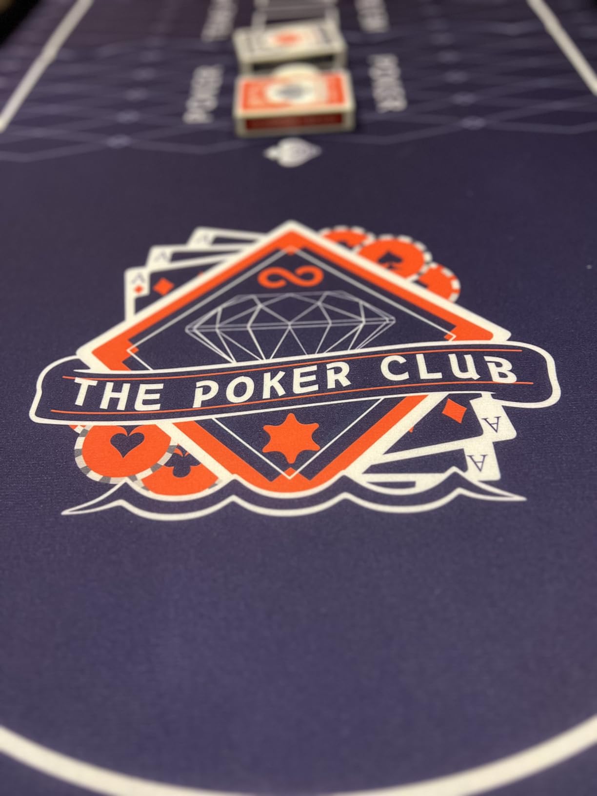 RAYKEEP Poker Table Foldable, 8 Player Folding Poker Tables w/Collapsible Legs, Casino Grade Felt, Padded Rails and Cup Holders, Portable Poker Table for Texas Hold'em Poker and Blackjack, 71 Inch customer photo 2