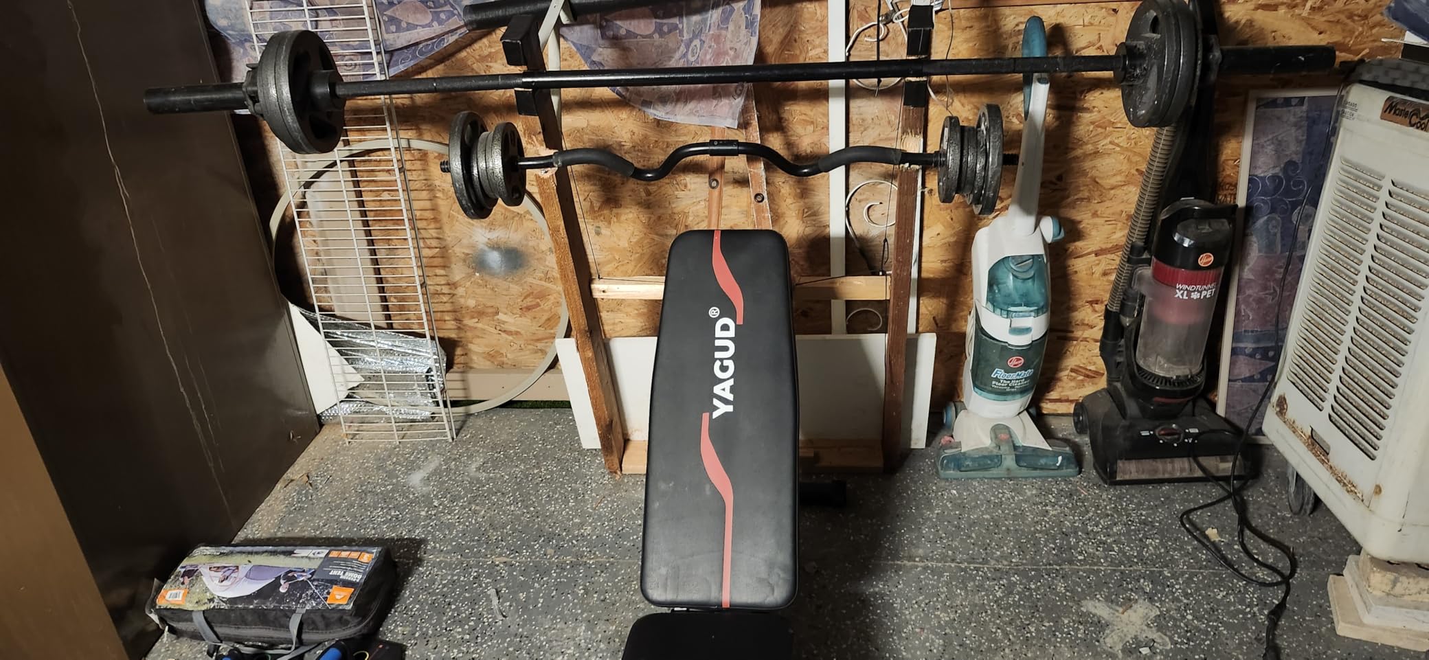 Yagud Weight Bench Press, Adjustable Workout Bench, Foldable Strength Bench | 8 Levels Adjustable, 880LBS Capacity Weight Bench with Fast 2-Sec Folding, Incline & Decline Positions for Full-Body Home Gym customer photo 1