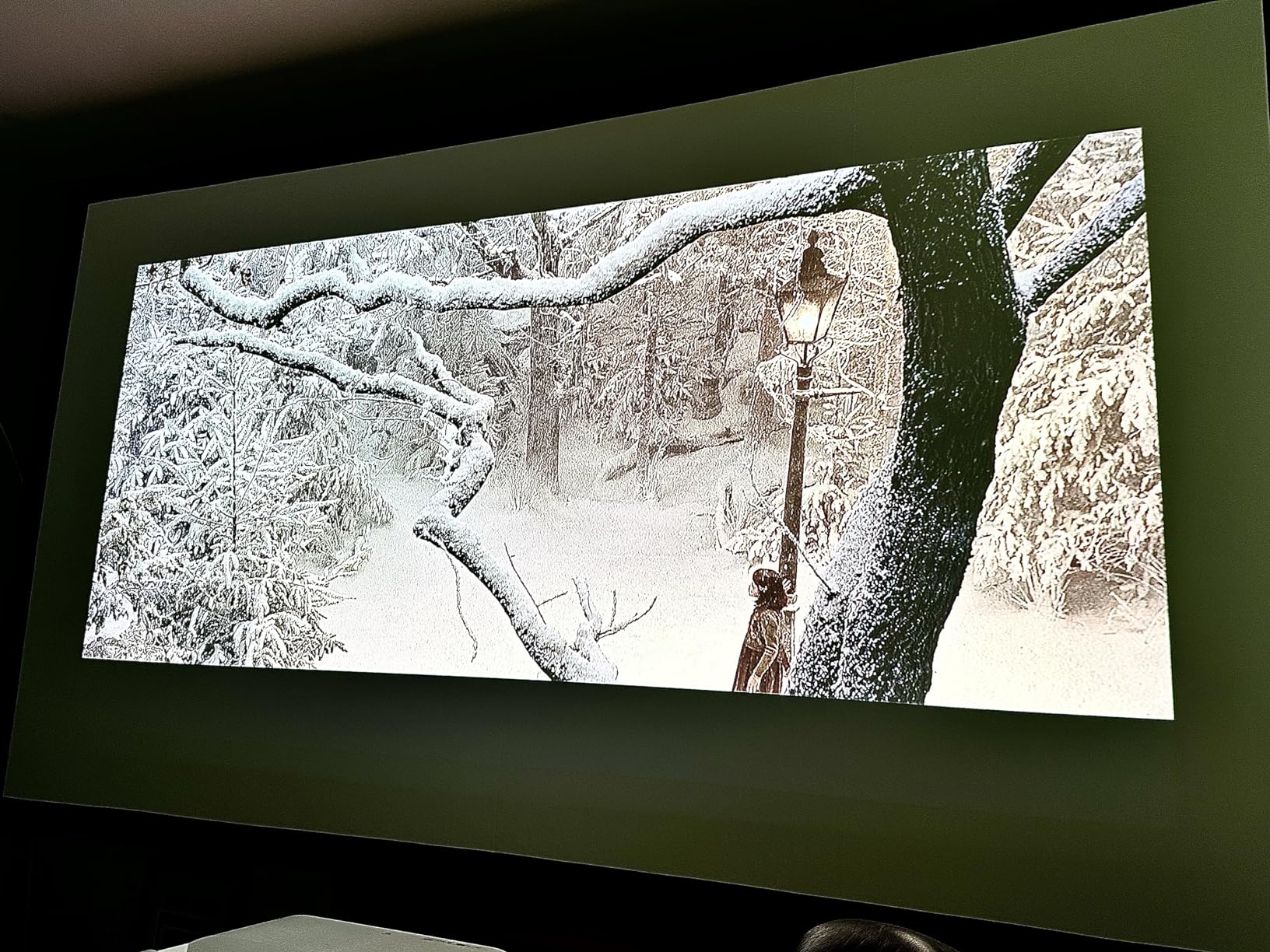 Epson EpiqVision LS650 4K PRO-UHD Ultra Short Throw Laser Projector | 3-Chip 3LCD 3600 Lumens Color and White Brightness Smart Streaming Android TV HDR Built-in Yamaha Speakers Home Theater customer photo 1