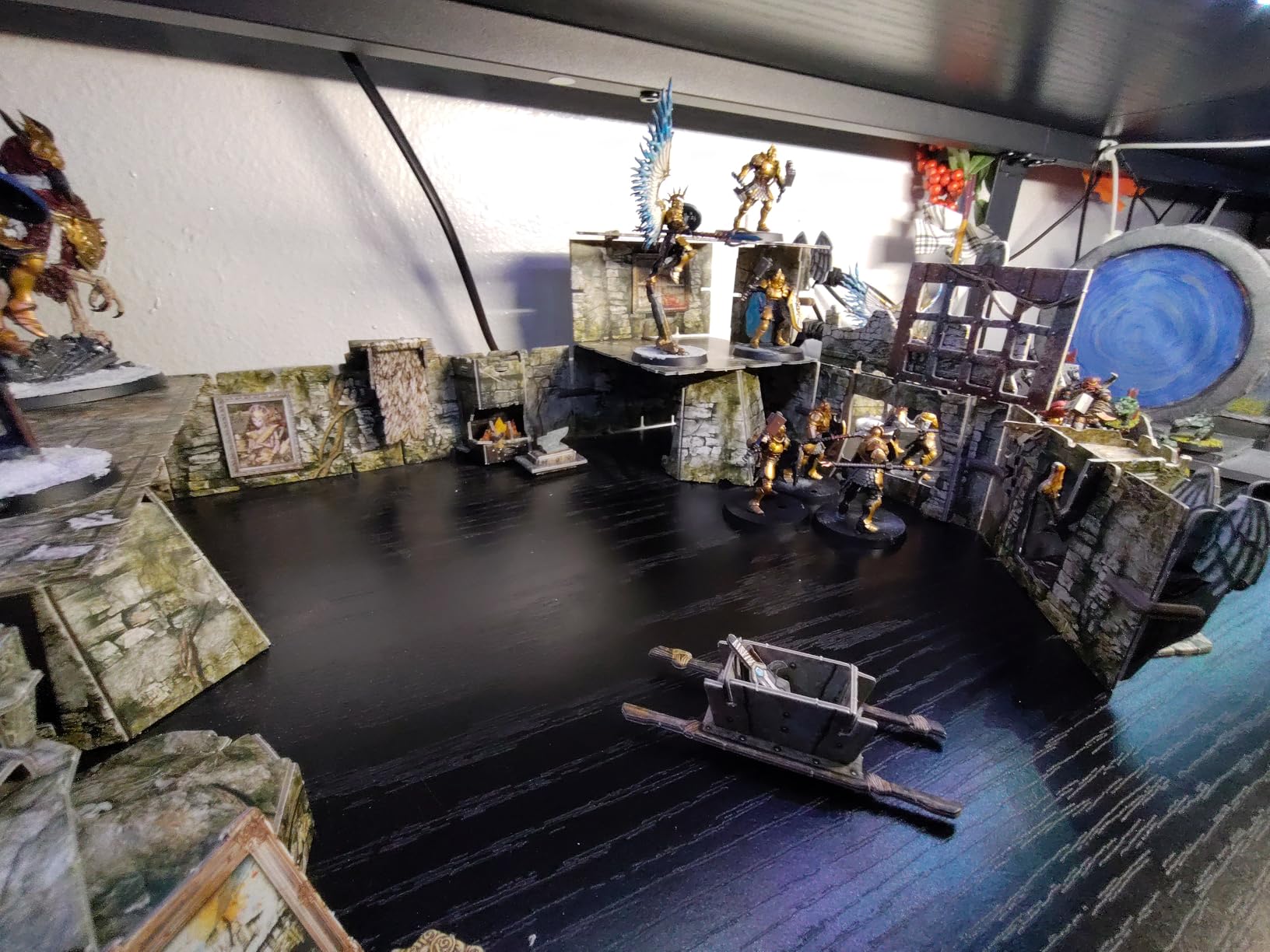Battle Systems Fantasy Dungeon Terrain Crypts & Caverns Terrain Immersive Scenery for D&D DND Maladum Pathfinder RPGs Full Color Heavy Duty Cardstock Printed Both Sides customer photo 1