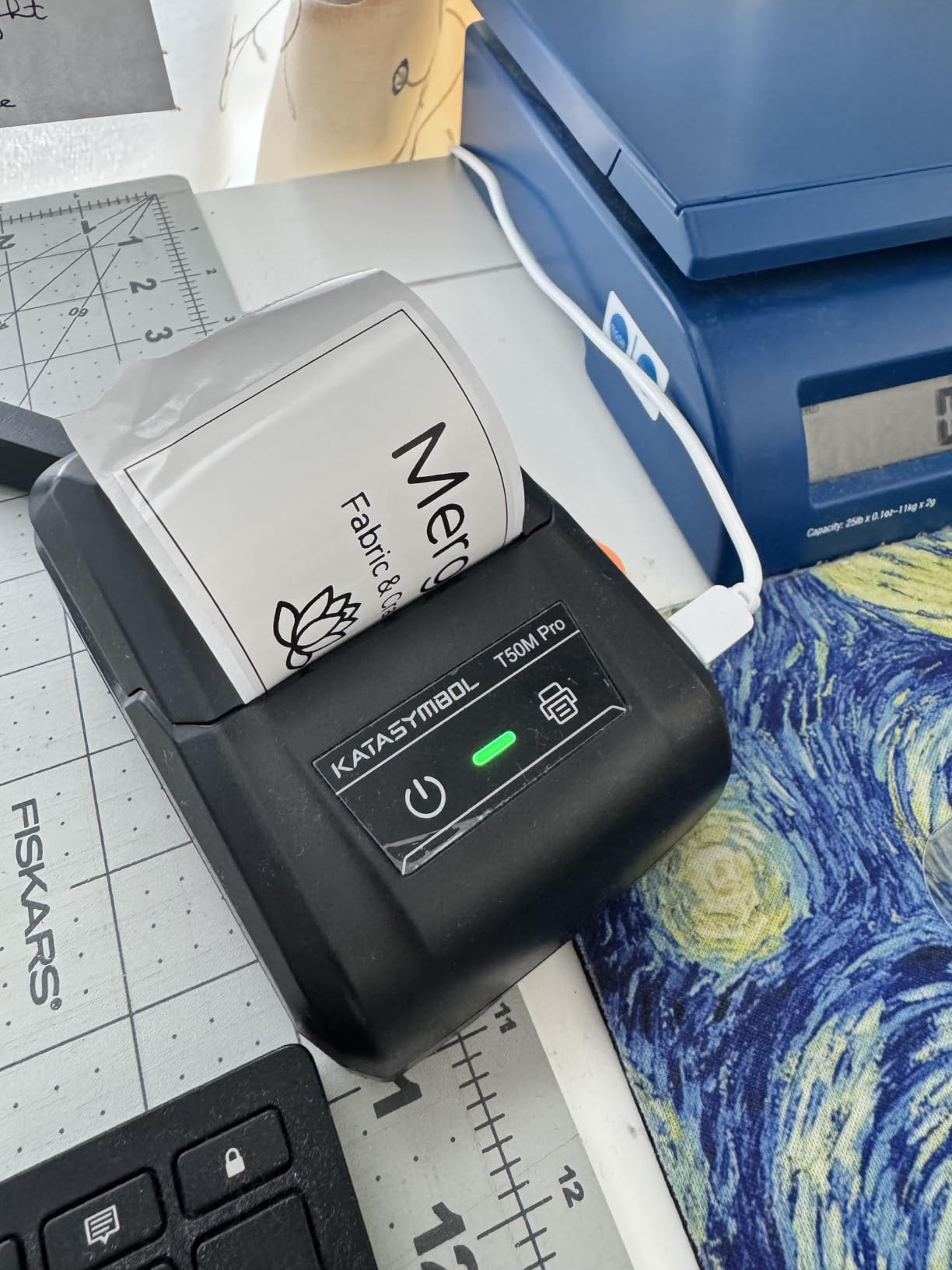 SUPVAN T50M Pro Bluetooth Label Maker Machine with Tape, Wide Waterproof Label, High Image Quality, App with 30 Fonts and 660+ Icons, Inkless, for School, Home, Small Business customer photo 2