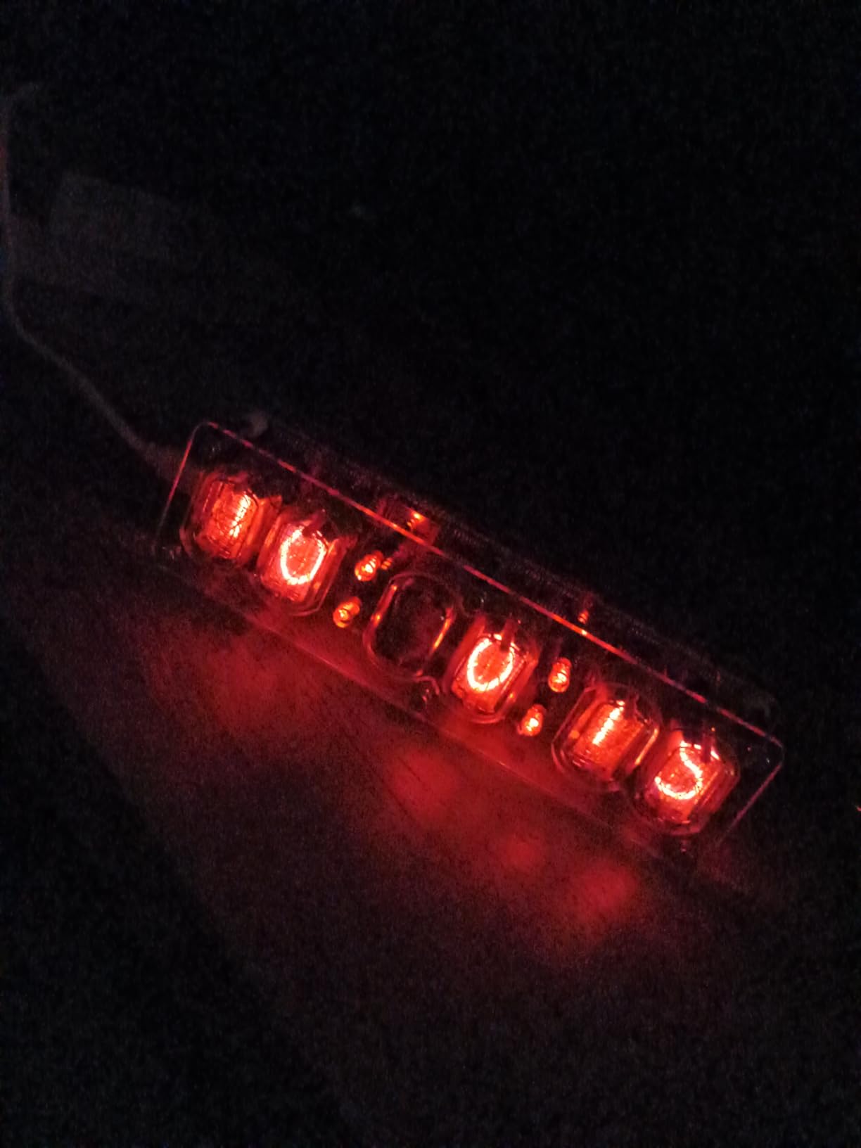 Nixie Clock - Ex-USSR IN12 Clock with 6 Tubes - WiFi Timing - 12/24 Hour Switching - Multiple RGB Lighting Modes - Creative Desktop Decoration - Vintage Desktop Ornament customer photo 2