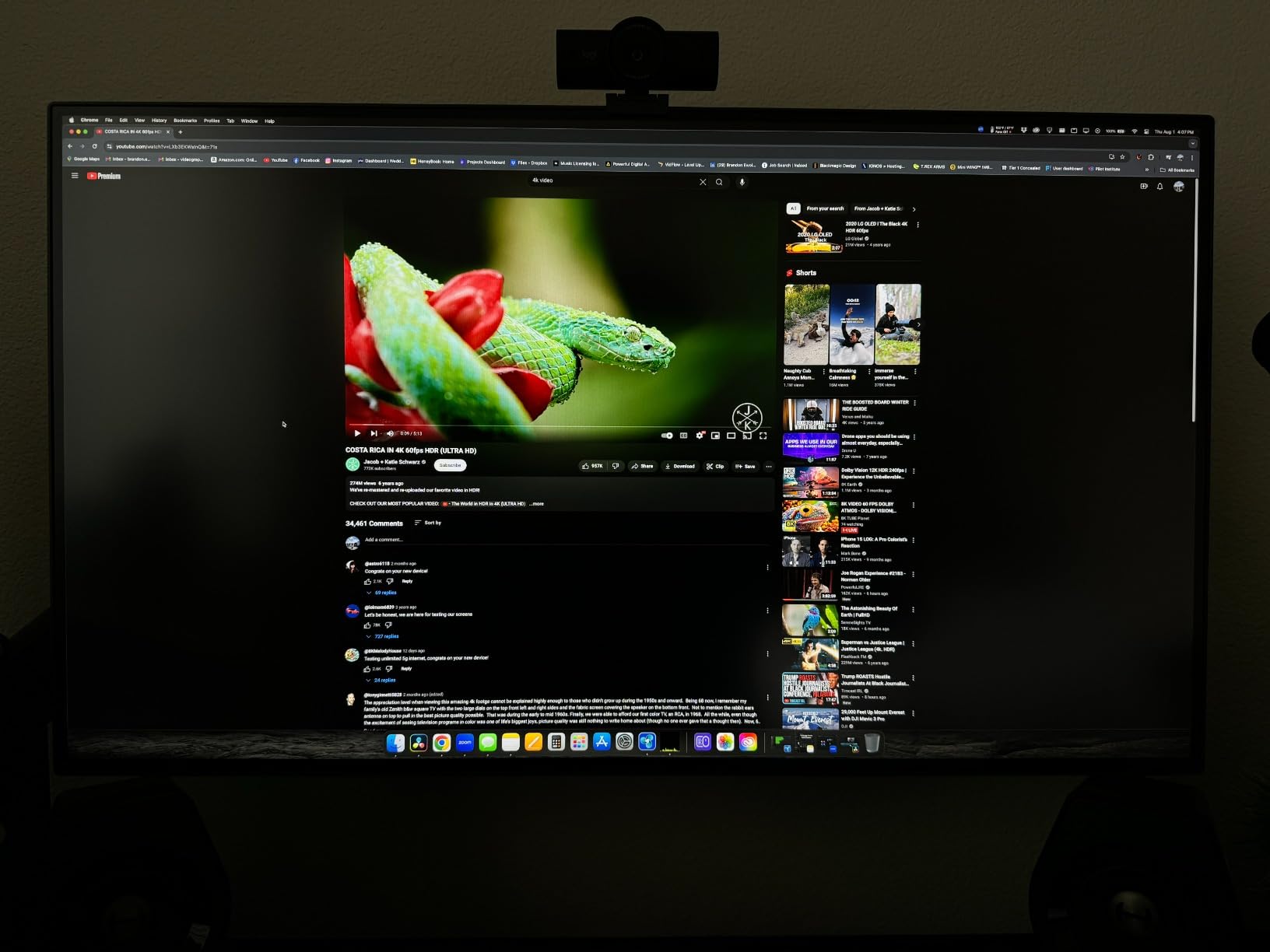 BenQ PD3225U 32 Inch 4K IPS Black UHD Thunderbolt Monitor for MacBook, AQCOLOR, 98% P3, 100% sRGB and Rec.709, DeltaE 2 or less, Uniformity, Factory Calibration, USB-C 85W, USB Hub, Daisy Chain, KVM Switch customer photo 2
