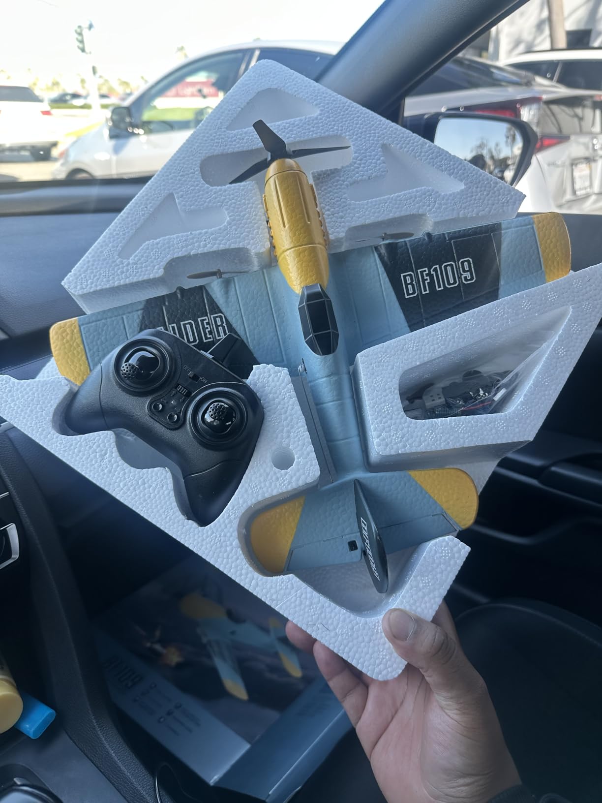 RC Plane, 3 Channel Remote Control Airplane, 6-axis Gyro Stabilizer BF-109 RTF RC Airplane with 2 Batteries, Easy to Fly for Beginners Adults and Kids customer photo 1