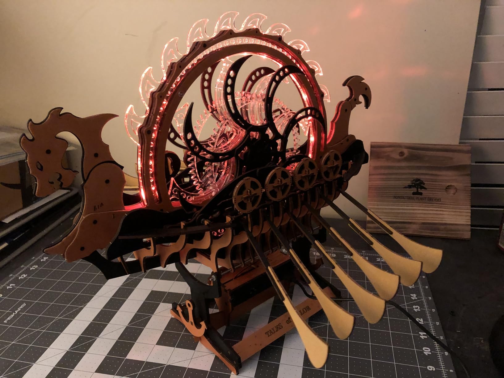 ROKR 3D Wooden Puzzle for Adults, 3-Hour Build, Viking Dragon Ship with LED Lights, Model Kits for Adults to Build, Ideal Gift for Boys and Men customer photo 1