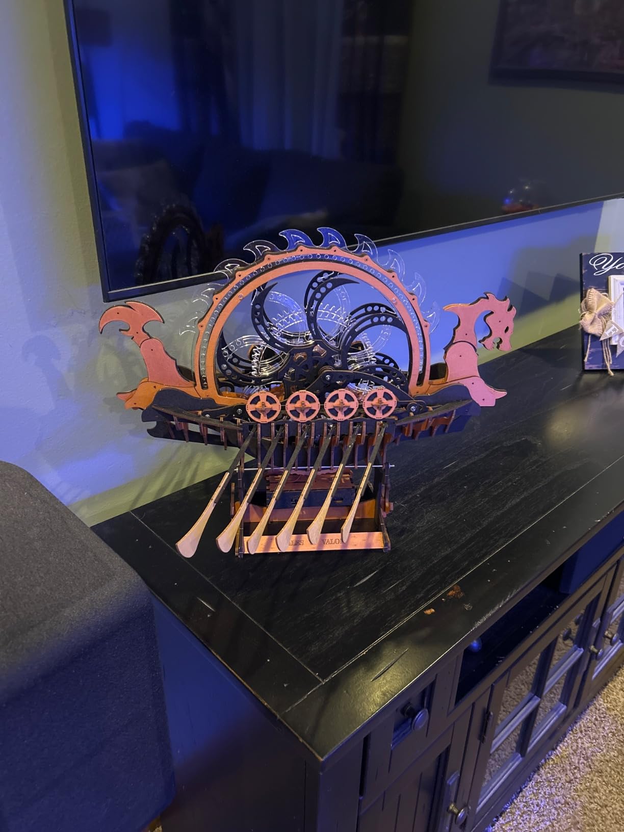 ROKR 3D Wooden Puzzle for Adults, 3-Hour Build, Viking Dragon Ship with LED Lights, Model Kits for Adults to Build, Ideal Gift for Boys and Men customer photo 2