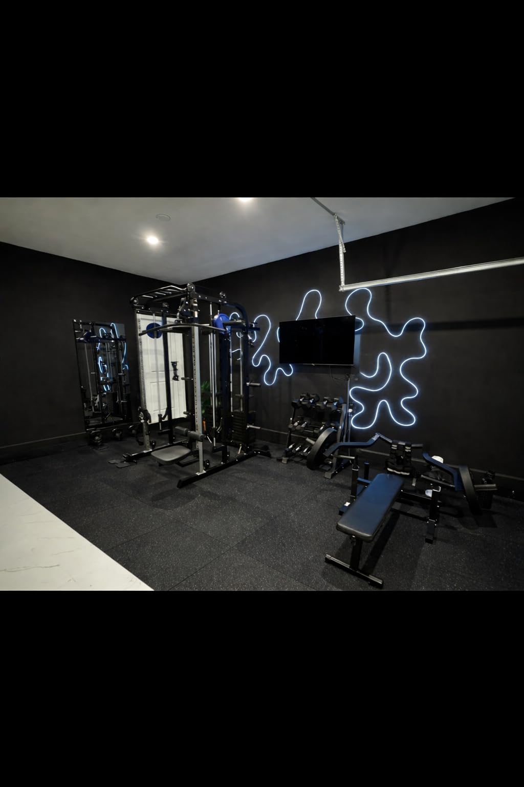 DONOW Smith Machine with Weight Stacks Home Gym System Cable Crossover customer photo 2