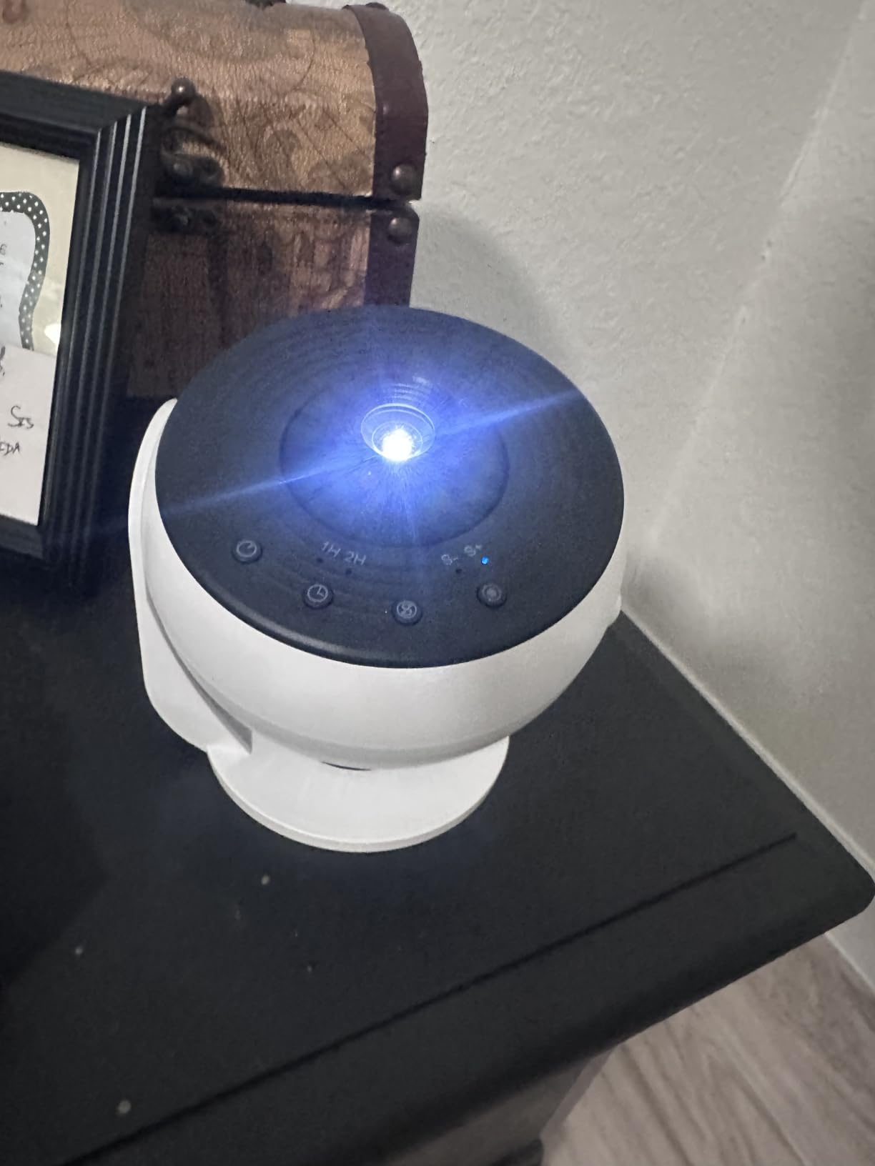 Galaxy Projector Night Light, 13-in-1 Star Projector for Bedroom, White customer photo 1
