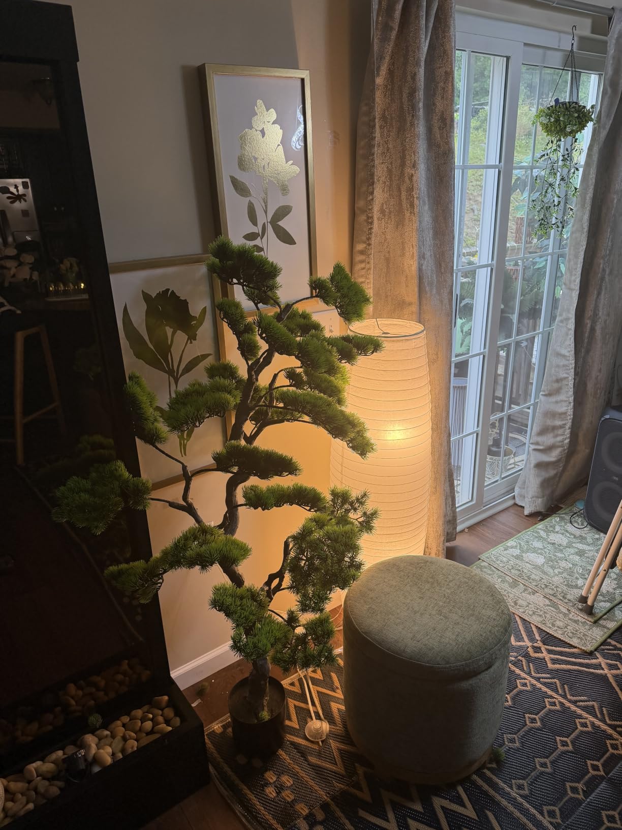 5ft Artificial Bonsai Tree - Large Faux Plants Indoor with Ceramic Pot, Realistic Fake Plants Decor for Home Office, Living Room, Farmhouse Zen Decor customer photo 1