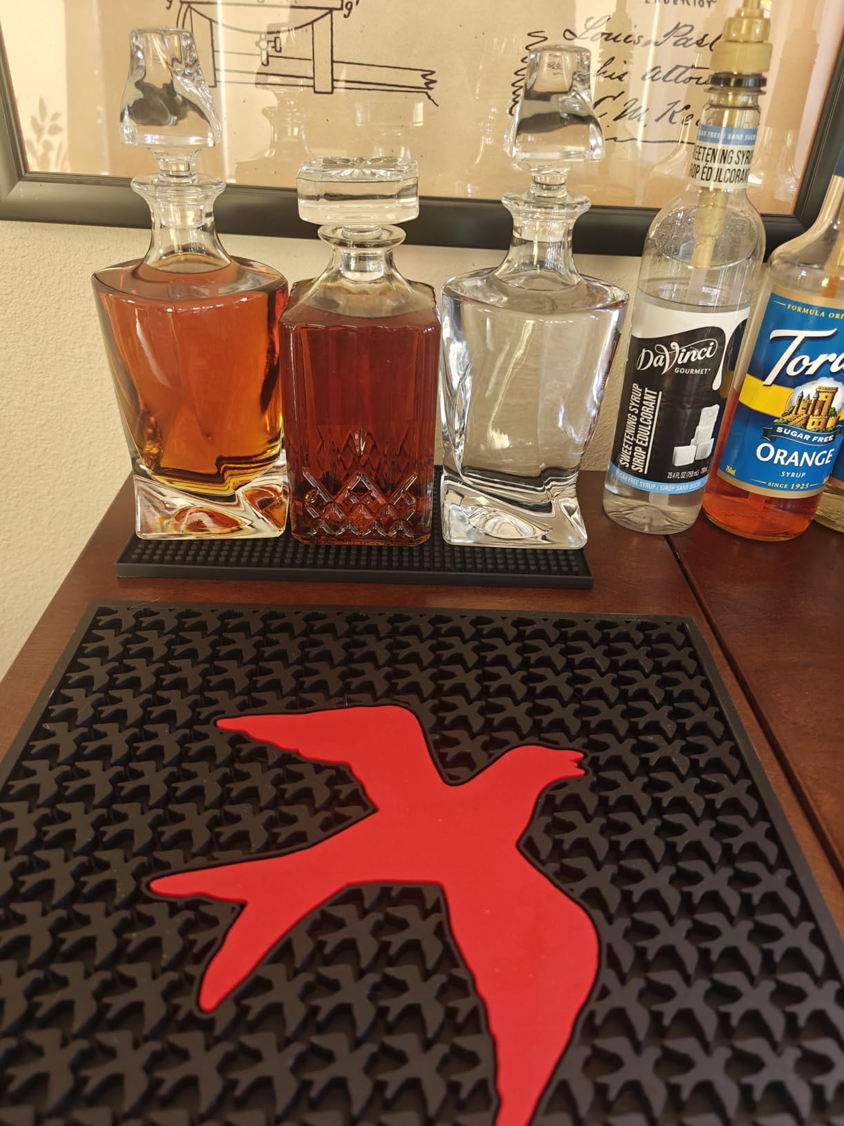 Square 25Oz Whiskey Liquor Decanter Set With 2 Glasses in Box,Decanter Set for Scotch Liquor,Whiskey Wine Decanter Suit for Men and Women Father Coworkers Lovers customer photo 1