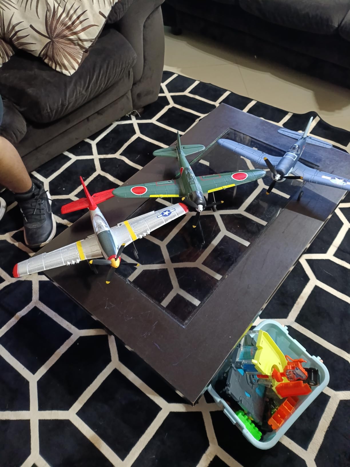 volantexrc RC Plane, 3 Channel Remote Control Plane for Beginners & Adults | F4U Corsair Fighter RTF, 2.4GHz, 6-Axis Gyro Stabilizer, Glider Aircraft, Easy to Fly customer photo 2