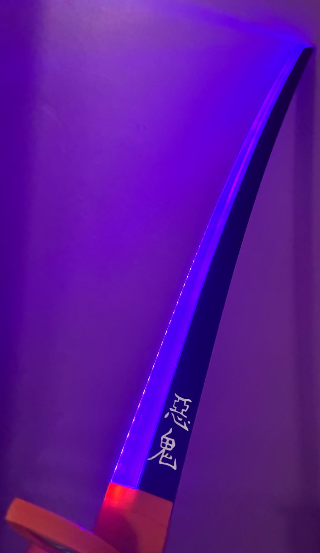 RENGENG Light Up Sword, 40 Inches Rechargeable Plastic Replica with Belt & Stand, Sword with Original Texture customer photo 1