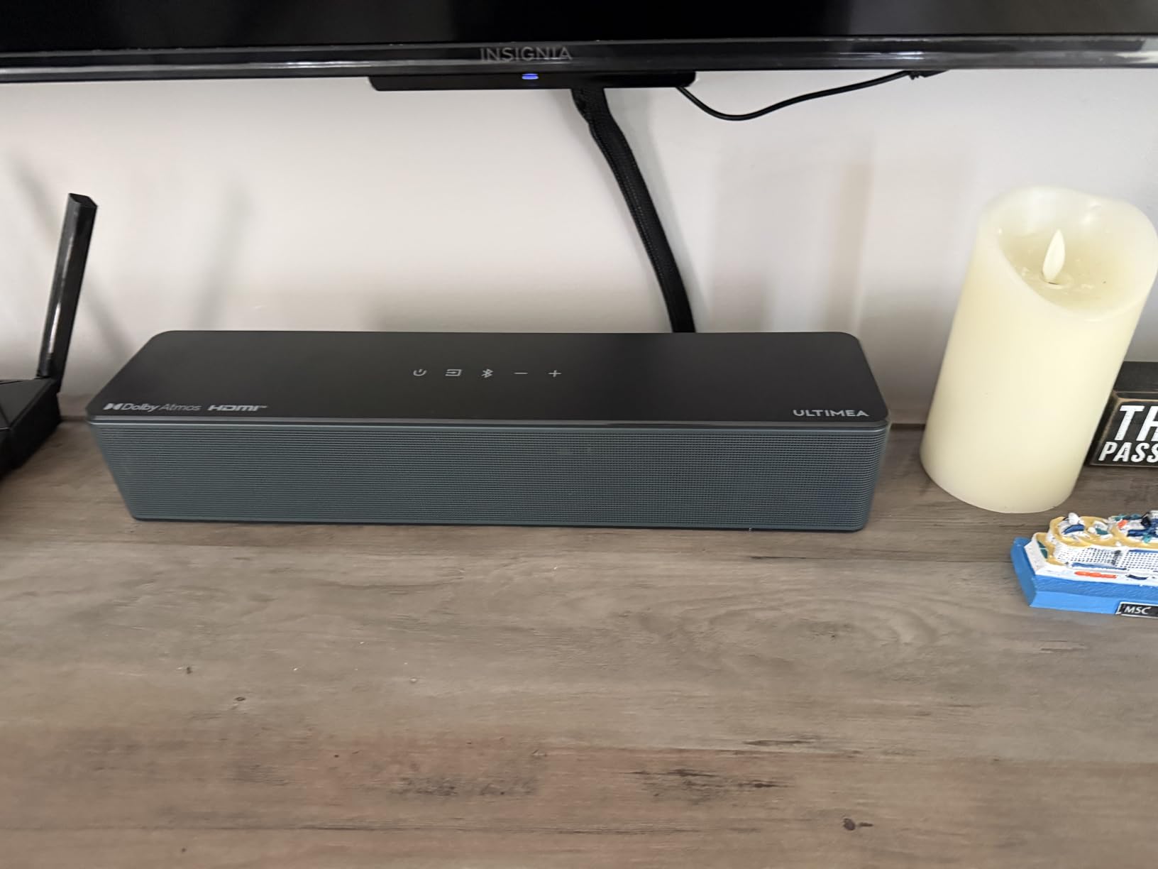 ULTIMEA 7.1 Surround Sound System with Dolby Atmos, Stereo Shelf System | 460W Sound Bar for TV with 6.5