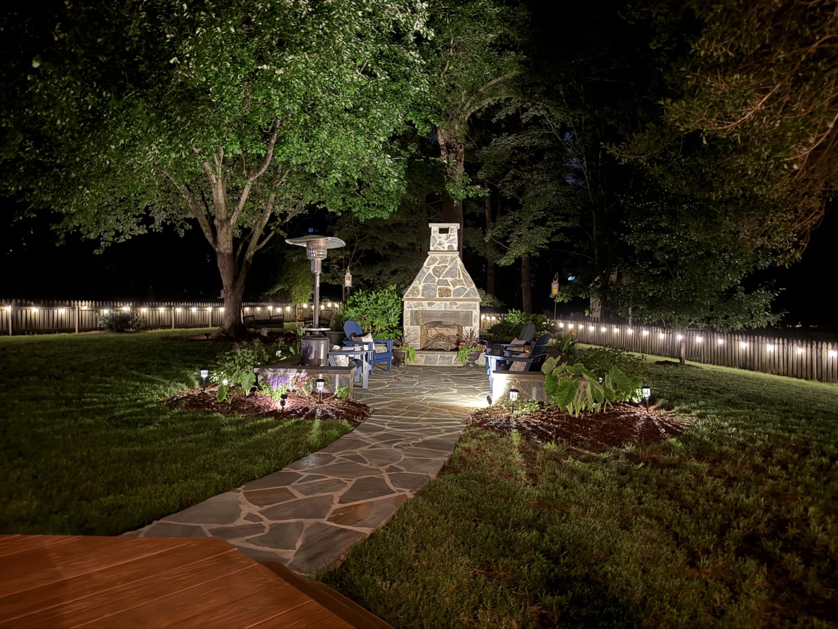 Svater 300 FT Outdoor String Lights, Patio Lights for Outside Waterproof | Shatterproof IP65 LED Bulbs, Commercial Hanging Light for Bistro Cafe Backyard Porch Dimmable, 2700K (100 FT *3) customer photo 1