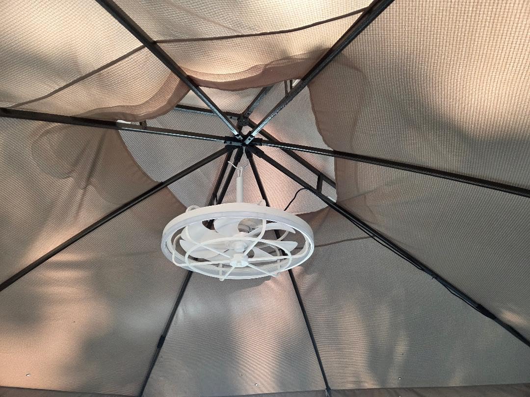 ABCCANOPY Outdoor Patio Gazebo 11x11 with Mosquito Netting, Dark Gray customer photo 1