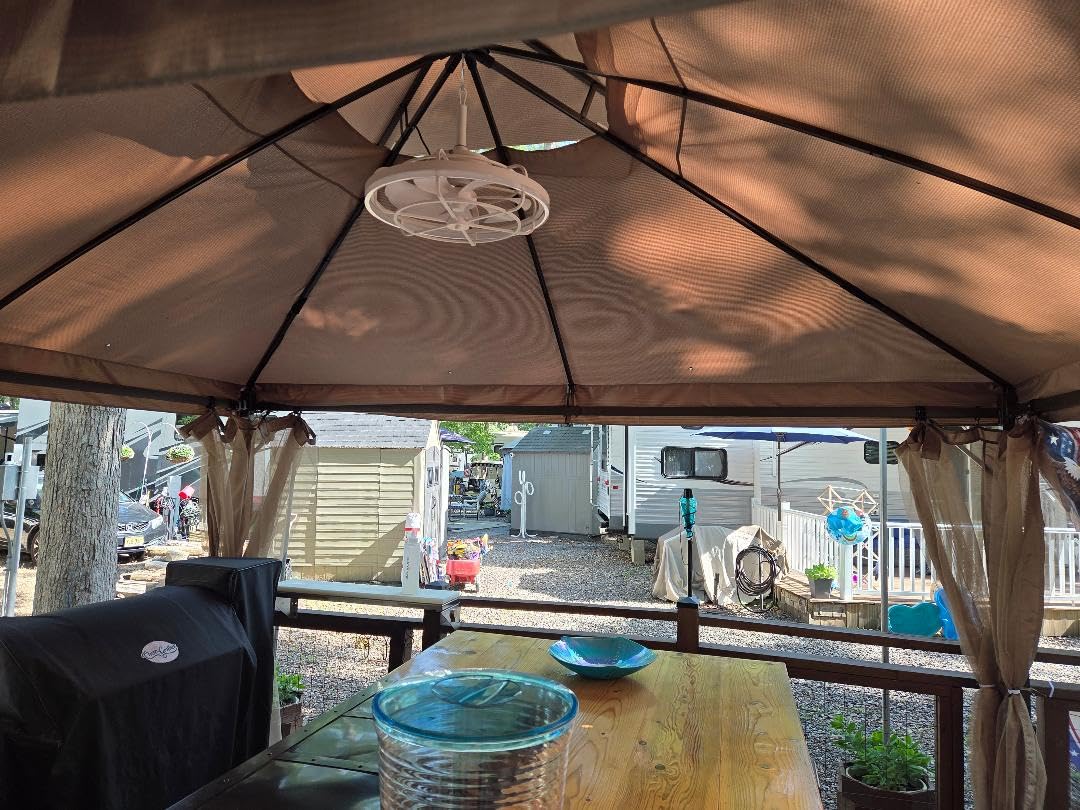 ABCCANOPY Outdoor Patio Gazebo 11x11 with Mosquito Netting, Dark Gray customer photo 2