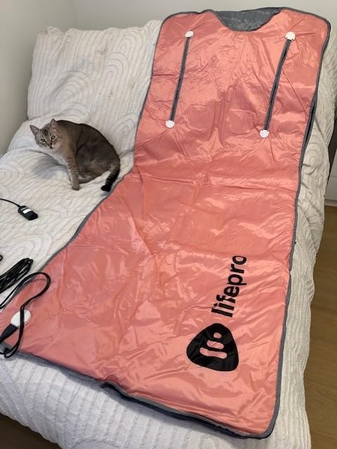 LifePro BioRemedy Plus Far Infrared Sauna Blanket with Detox Wrap - Dual-Layer Carbon Fiber Heating Foldable Home Sauna Blanket - Adjustable Temp (86-158°F) & 20-60 Min Timer For Relaxation & Wellness customer photo 2