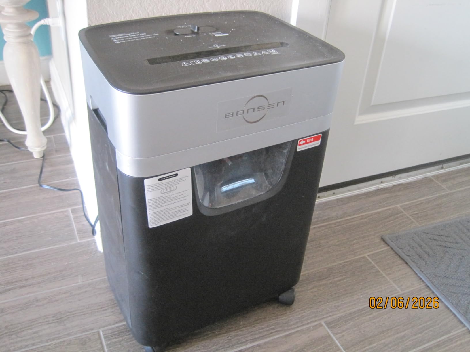 BONSEN 14-Sheet Cross Cut Heavy Duty Paper Shredder for Home Office customer photo 1