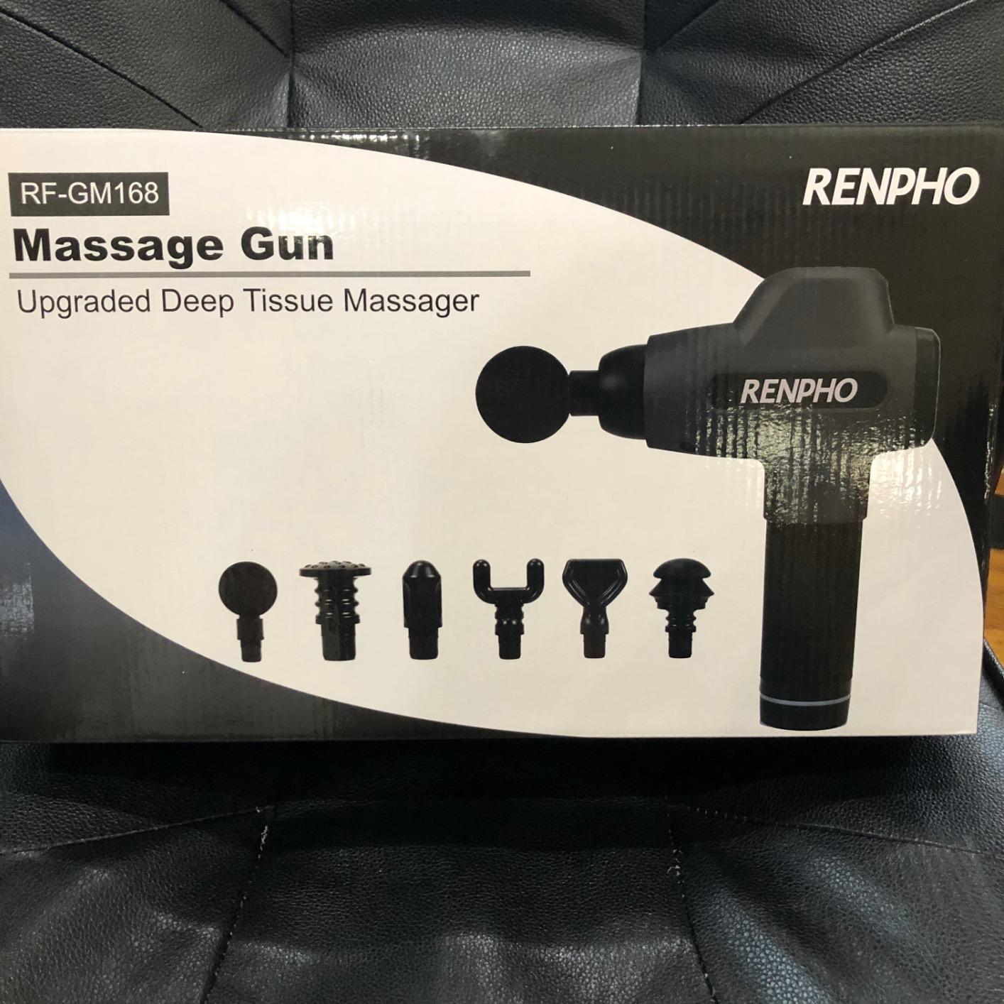 Active+ Massage Gun, App-Controlled Guided Courses, Bluetooth | Handheld Percussion Massager, Deep Tissue Muscle Relaxation, 5 Speeds, 5 Heads, Carry Case, For Athletes, Gym and Travel customer photo 1