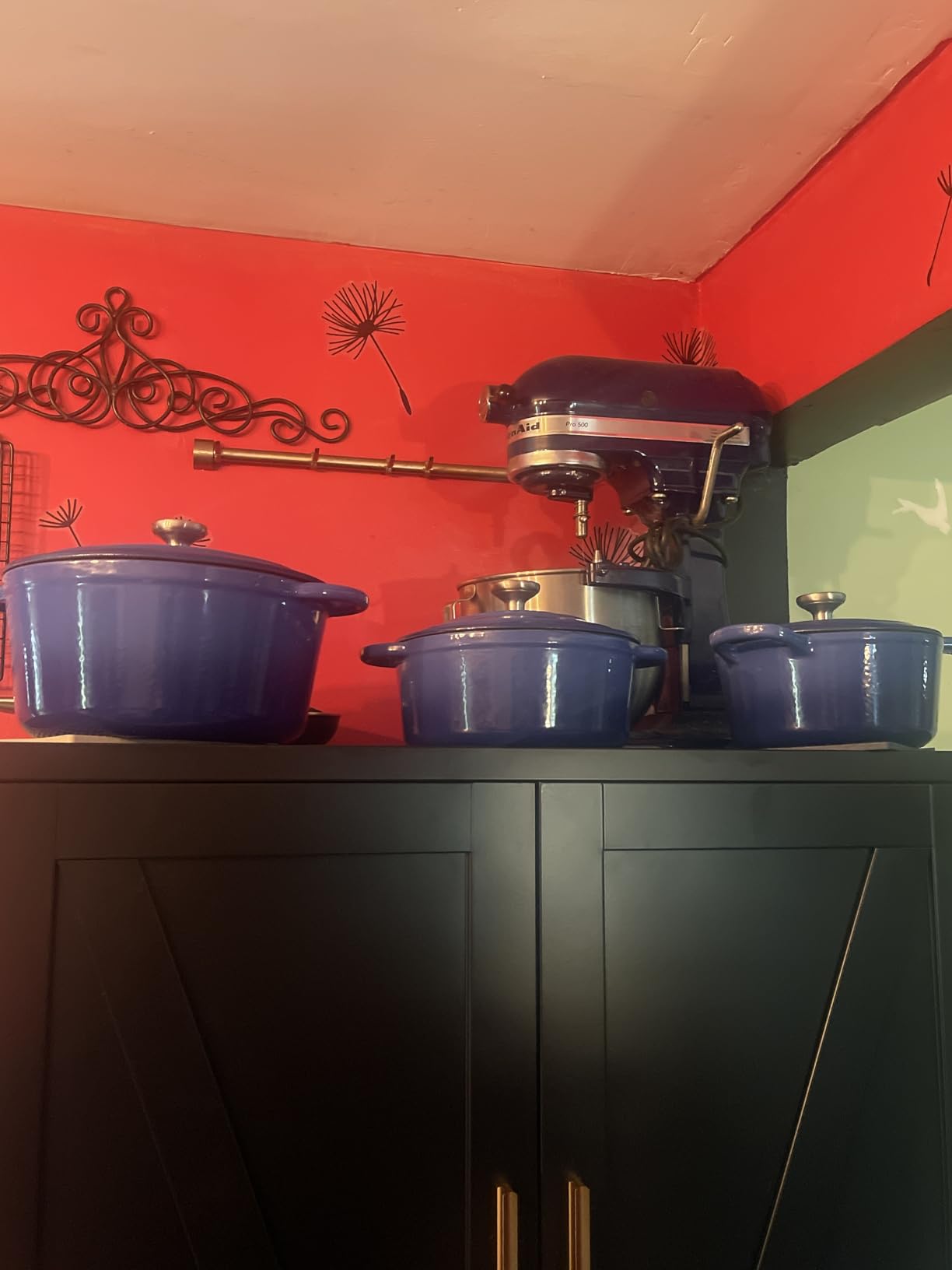 QuliMetal Enameled Cast Iron Cookware Set, 5 Pcs Pots and Pans with Lid, Skillet, Frying Pan, Saucepan & Dutch Oven for All Stovetops, PFA Free - Ideal for Sourdough Bread Baking customer photo 2