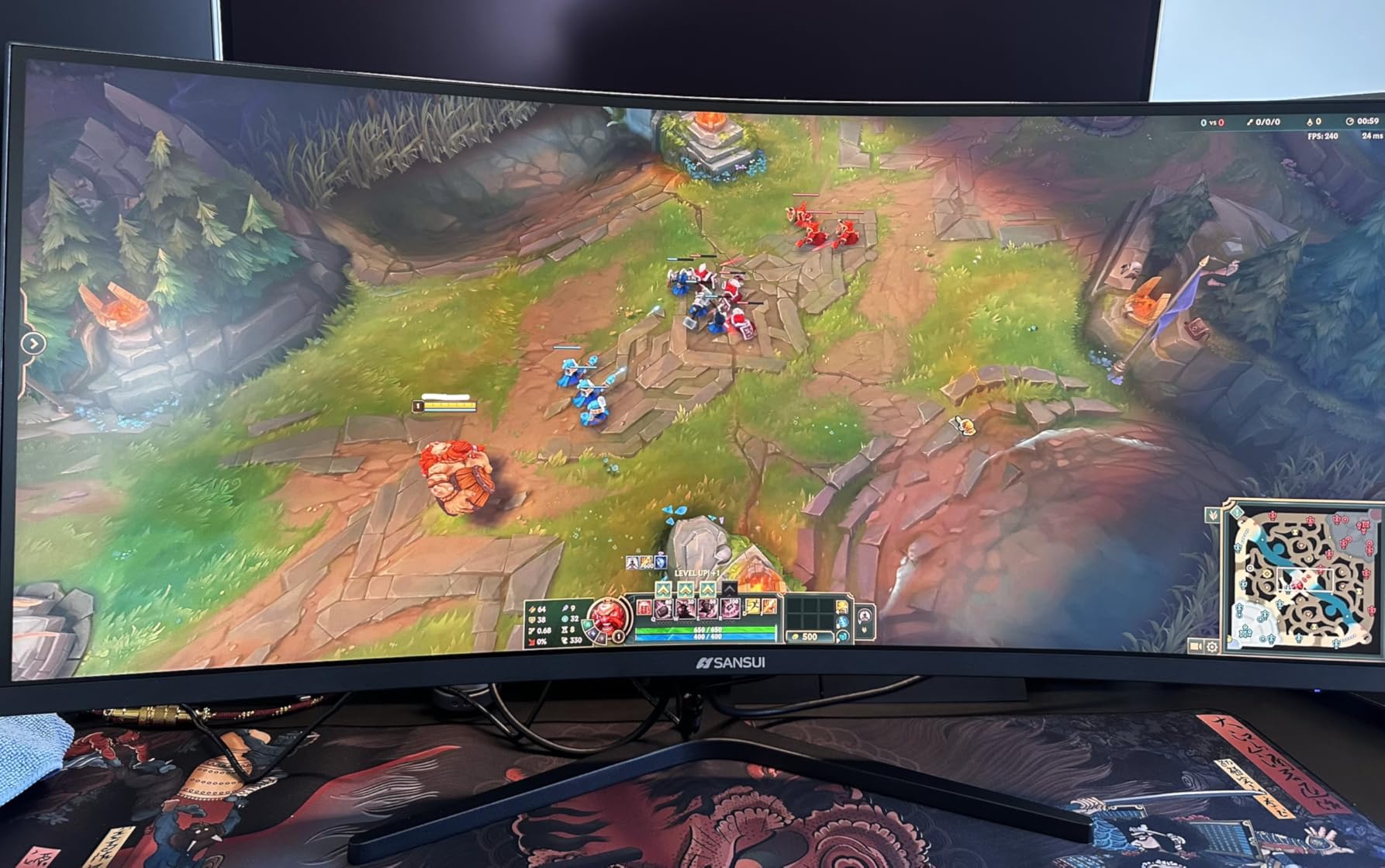SANSUI 34 Inch Curved Monitor 240Hz UWQHD 3440x1440 Gaming Monitor | 21:9 2K Curved 1500R, HDR400, Fast VA, PIP/PBP, AI Crosshair, AIPQ (Visual Enhance), MPRT 1ms, HDMI2.1*2, DP1.4*2 customer photo 1