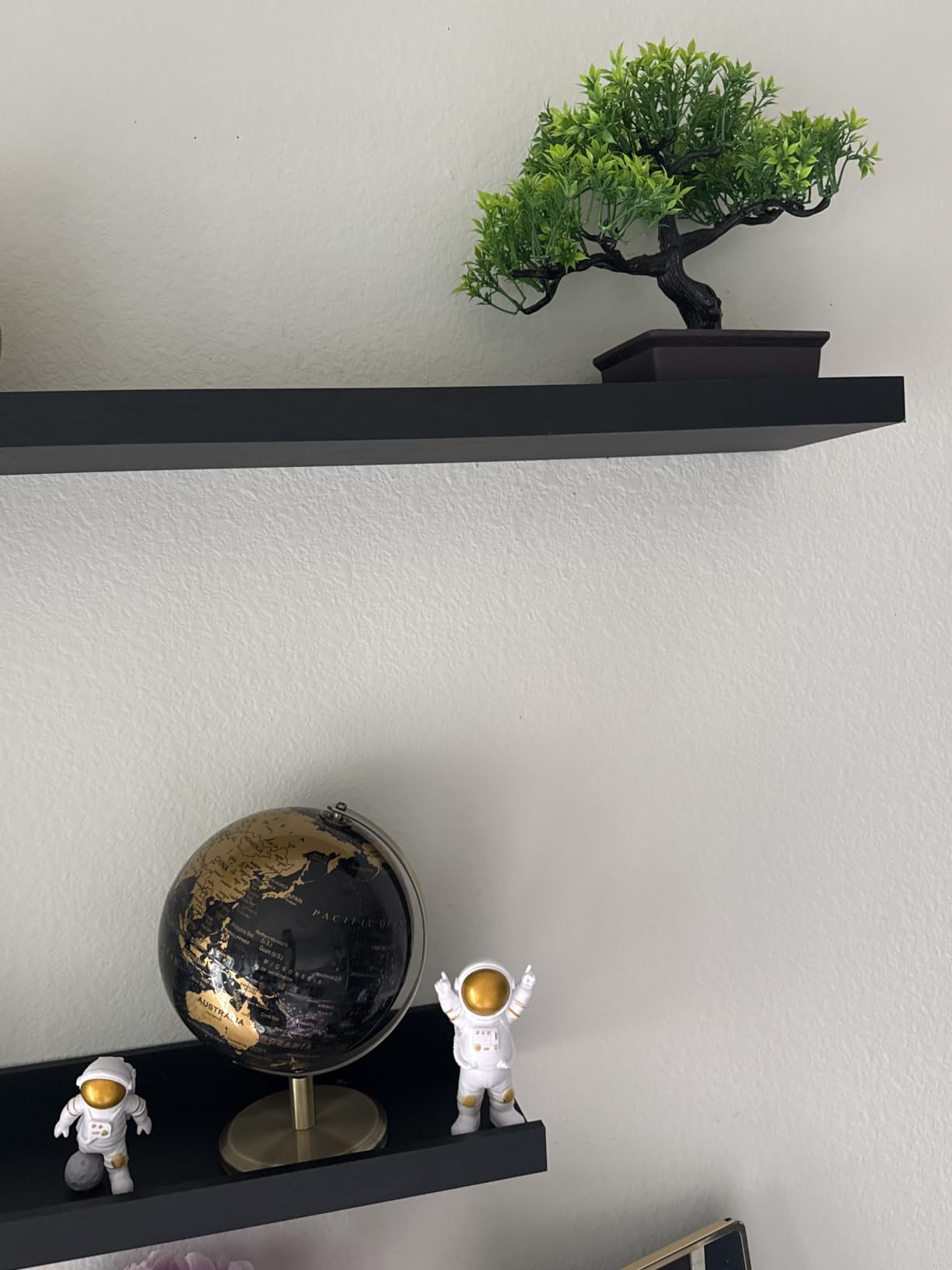 Der Rose Small Fake Bonsai Tree Ficus Decor Fake Plant for Shelf Desk Decor | 8