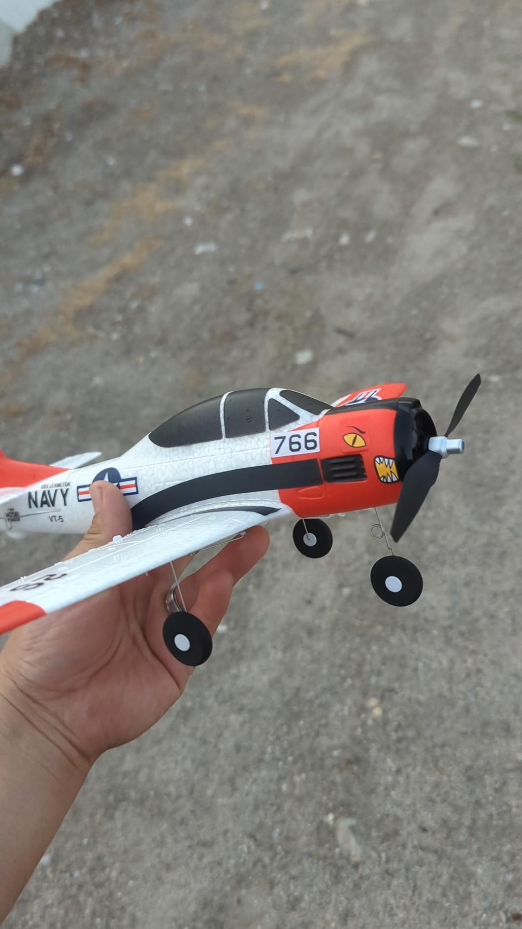 Fms 410mm T-28 RC Plane for Beginners - Easy to Fly with 3 Flight Modes and One-Key Return, Durable EPP Foam and Prop Guard, Ready to Fly RTF customer photo 2