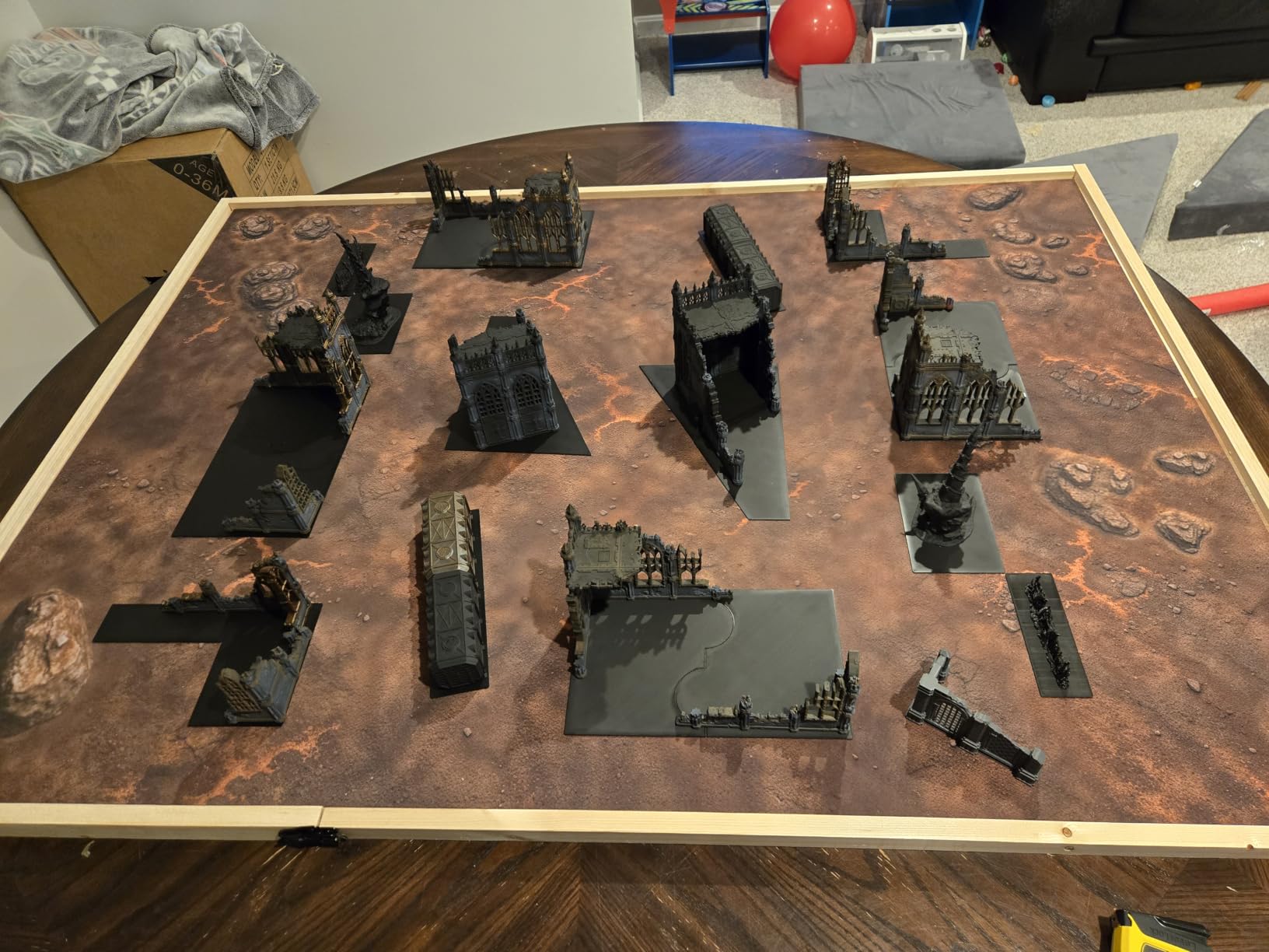 Warzone Battle Mat 44 x 60 inch Volcanic Wasteland for Warhammer 40K customer photo 1