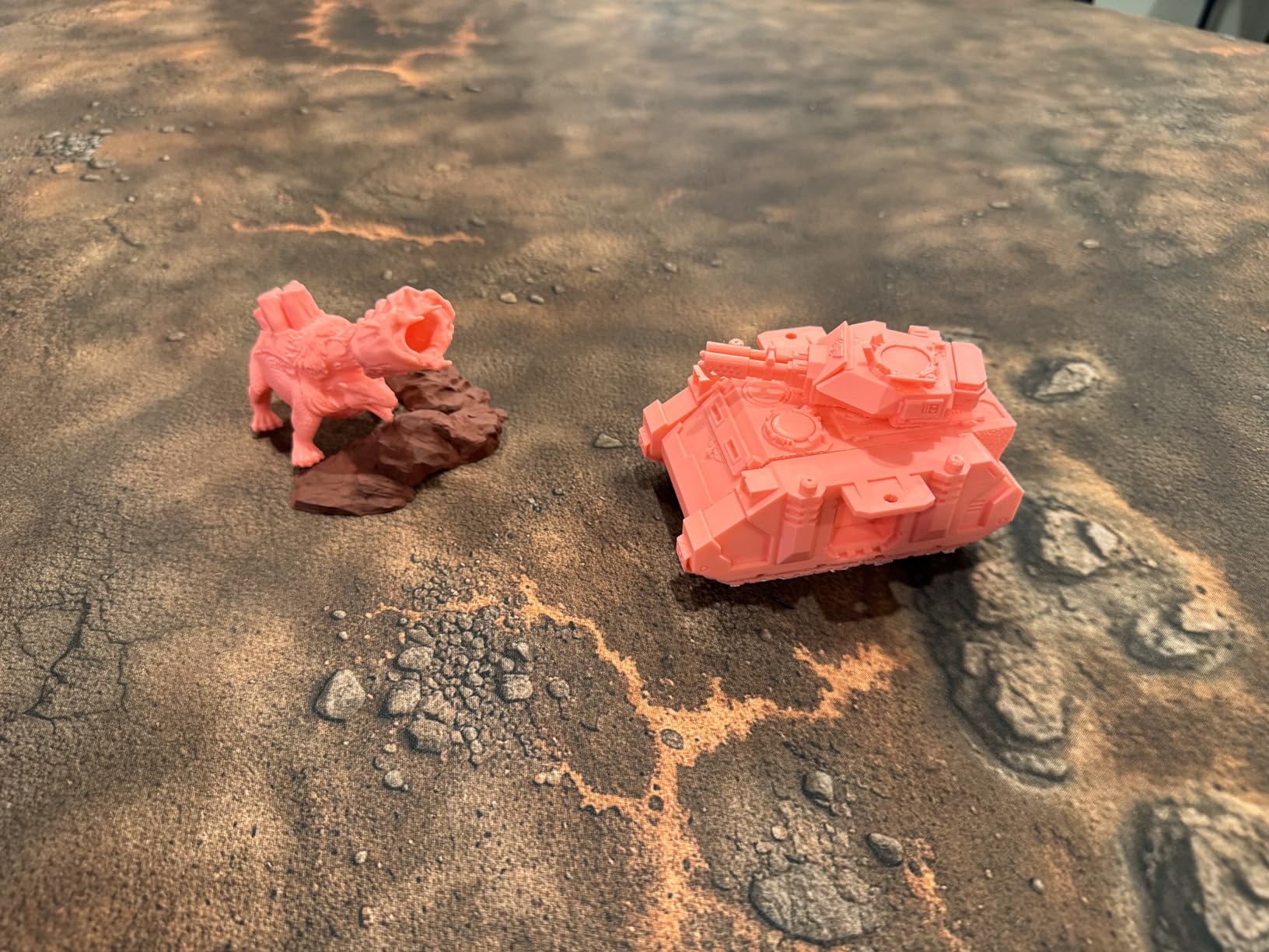 Warzone Battle Mat 44 x 60 inch Volcanic Wasteland for Warhammer 40K customer photo 2