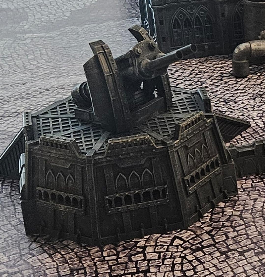 Tabletop Terrain Wall of Saints Collection, Complete Fortress Set with Artillery, Defense Walls, Double Tower, Hybrid Bunker for 28mm-32mm Wargames (Full Set) customer photo 1