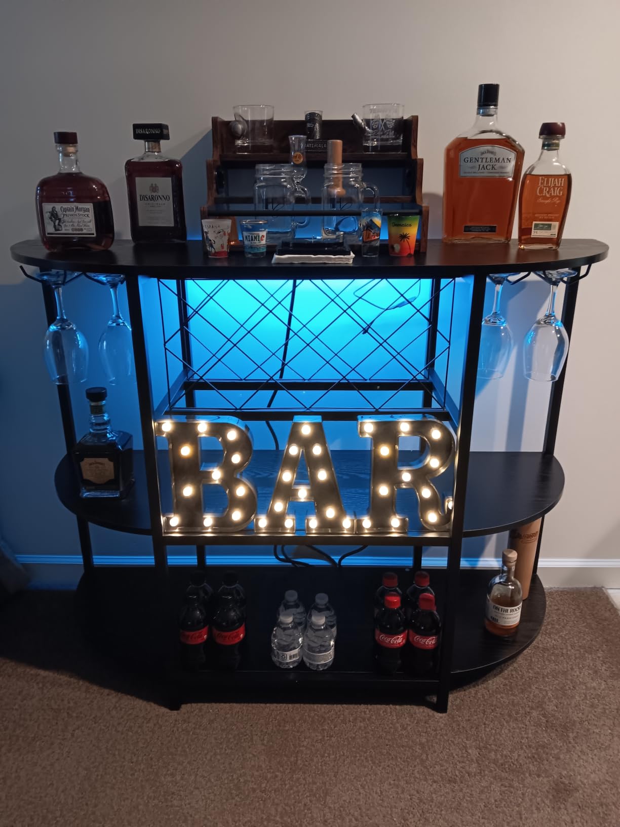 BAR Sign for Home Bar Decor, Vintage LED Light Up Bar Sign | BAR Letters with Lights Battery Operated, Light Up Marquee Bar Sign for Party Decor, Anniversary Birthday Gift for Him Men customer photo 1