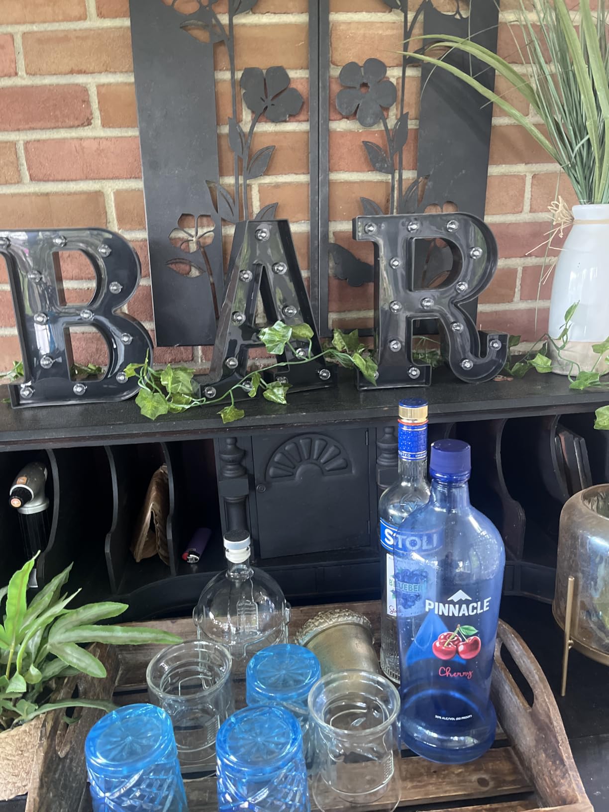 BAR Sign for Home Bar Decor, Vintage LED Light Up Bar Sign | BAR Letters with Lights Battery Operated, Light Up Marquee Bar Sign for Party Decor, Anniversary Birthday Gift for Him Men customer photo 2