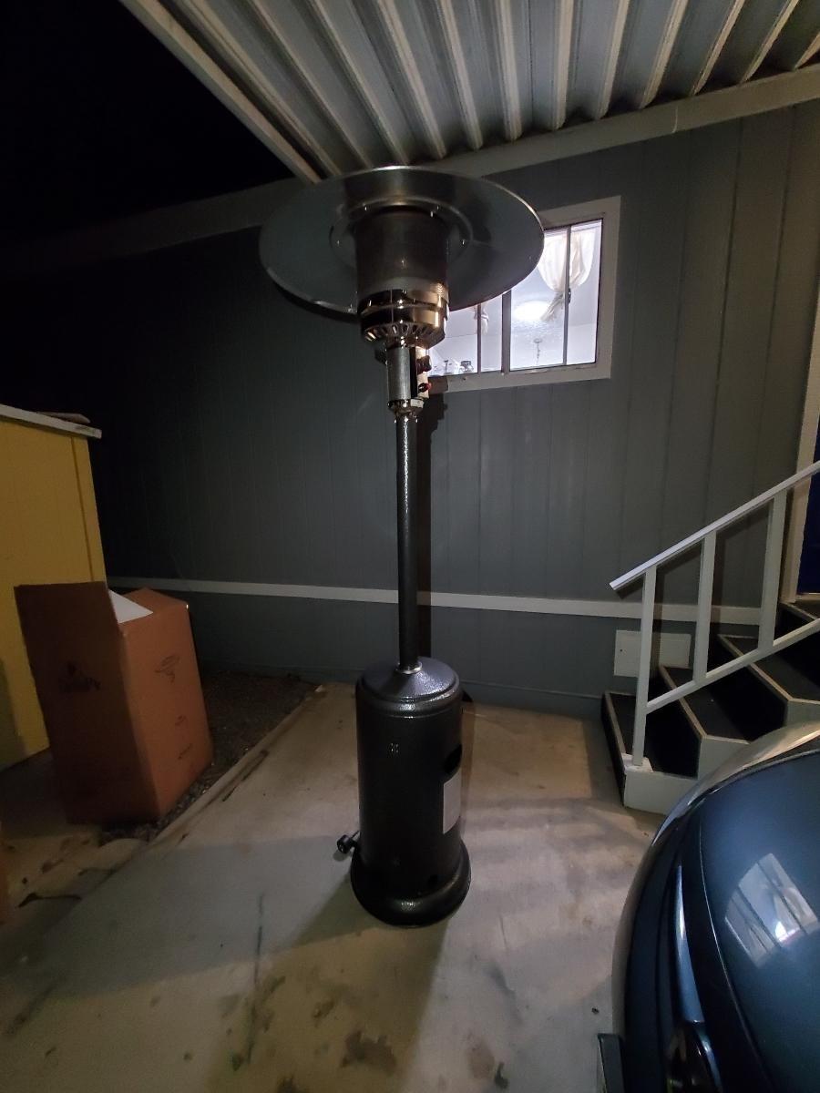 Pamapic Outdoor Heaters for Patio with Round Table Design, Premium 304 Stainless Steel Burner, Triple Protection System Propane Patio Heater for Porch Garden, Residential & Commercial Use customer photo 1