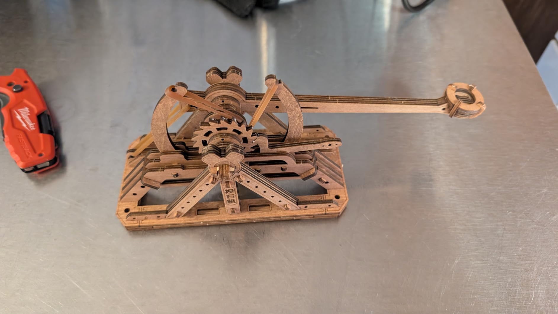 Adult 3D Wooden Double-Bow Crossbow Assembly Kit | DIY Launchable Model Set, Educational STEM Puzzle, Desktop Toy, Birthday Gift or Decorative Item, Teens Aged 14 and Up customer photo 1