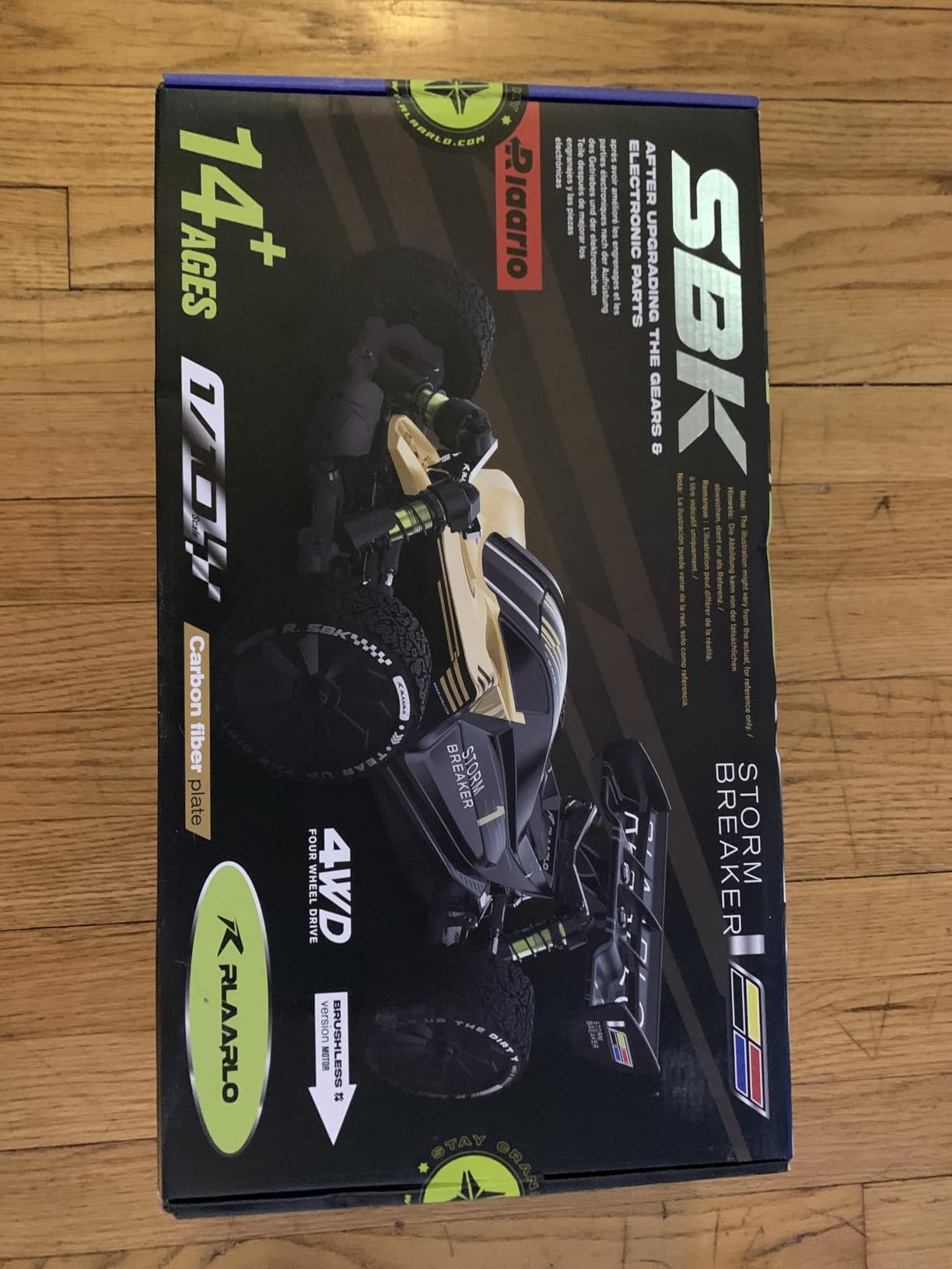 RLAARLO 1/10 Brushless RC Cars, 4×4 Buggy, 50+ MPH, Carbon Fiber, Ages 14+ customer photo 1