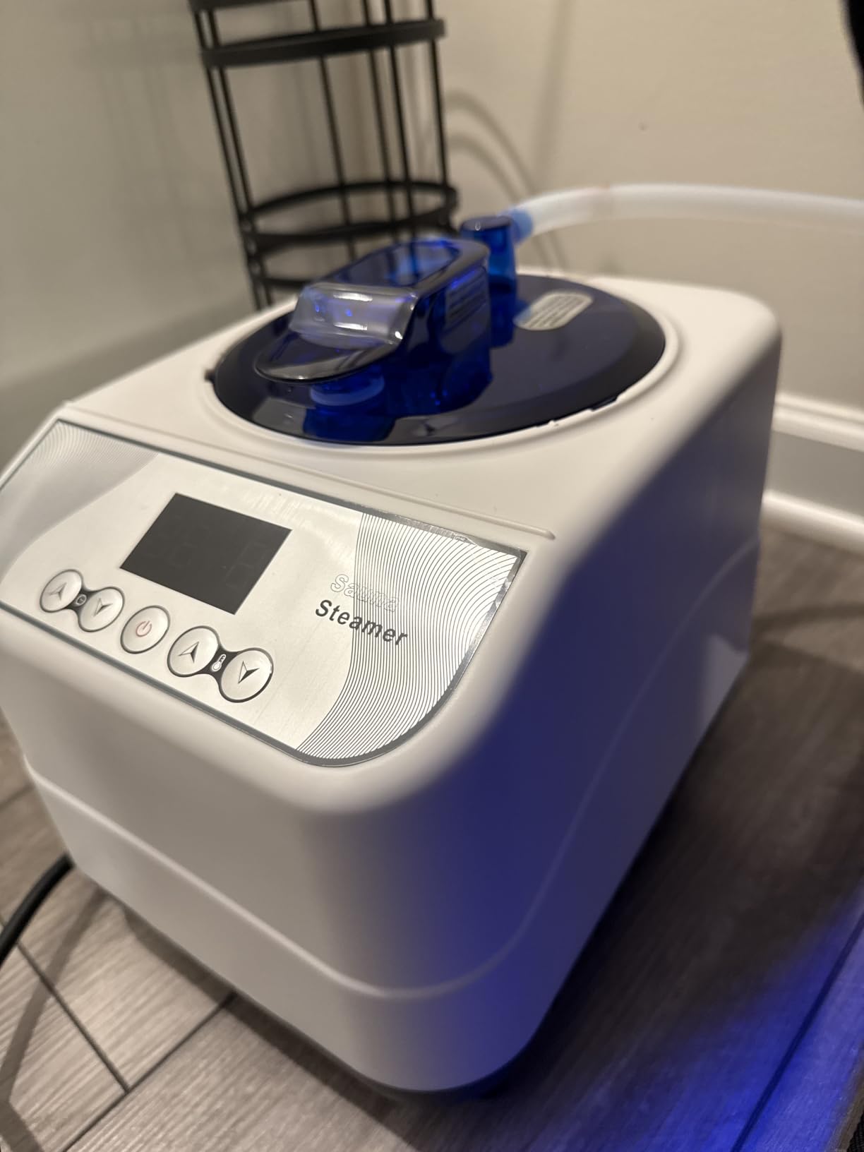 Infrared Steam Sauna with 660nm Red & Blue Light Therapy & 850nm Infrared Light Panel, 3L 1300W Steamer, Folding Chair, XXL Portable Sauna Personal Sauna Steam Sauna Tent Home Sauna customer photo 2